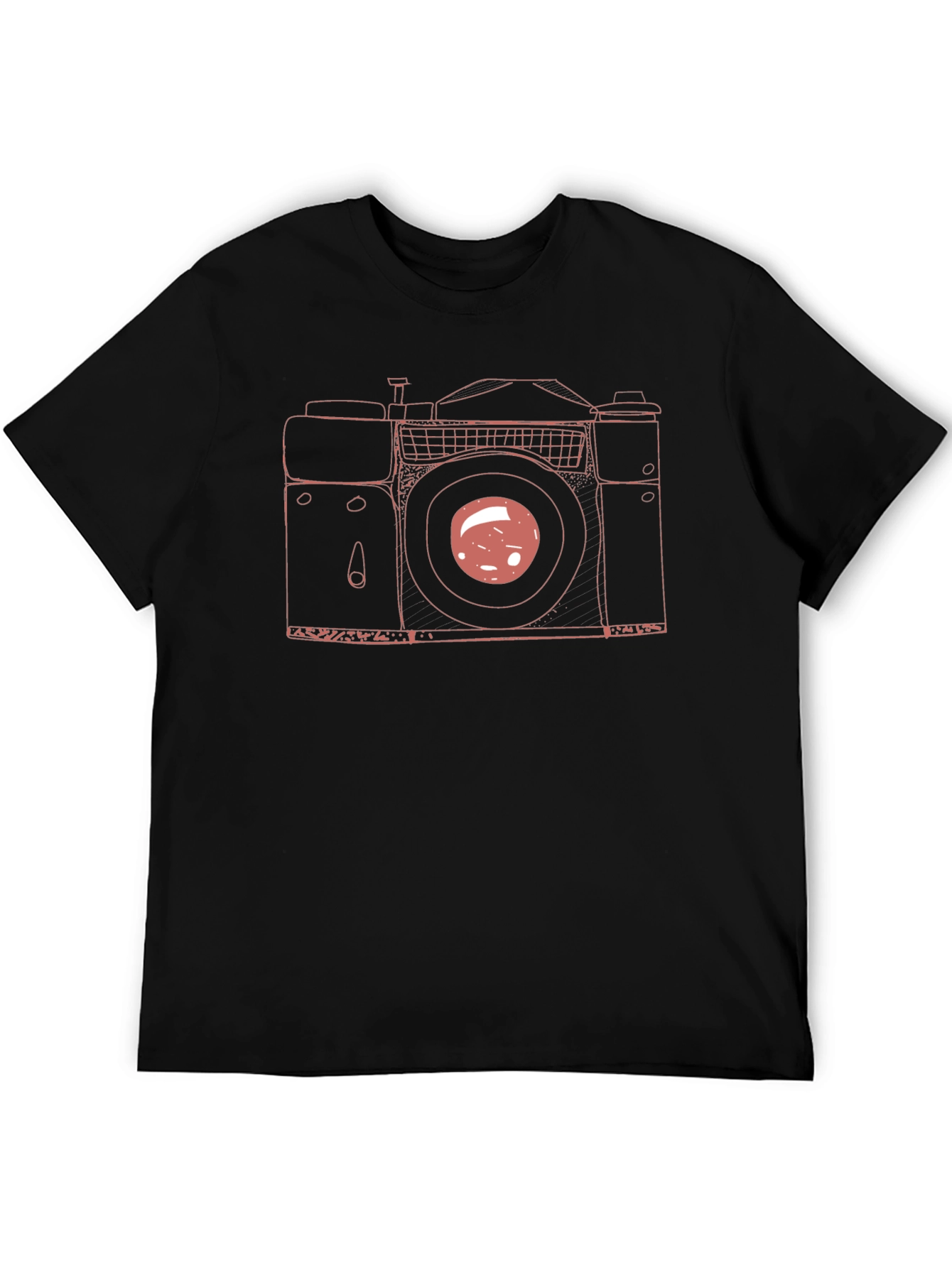 Retro Camera Graphic T-Shirt - Classic Style Tee