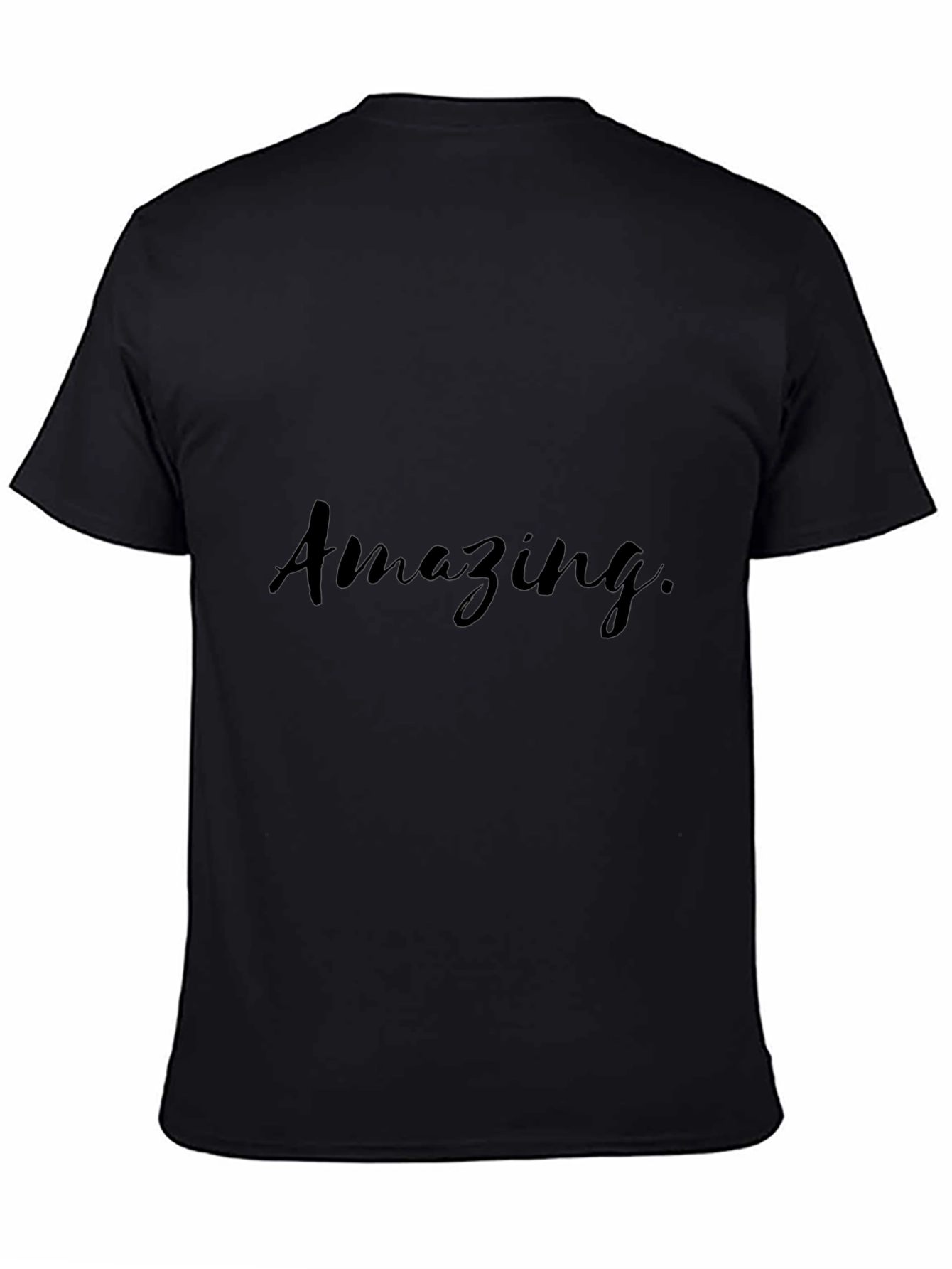 Amazing Graphic Black T-Shirt