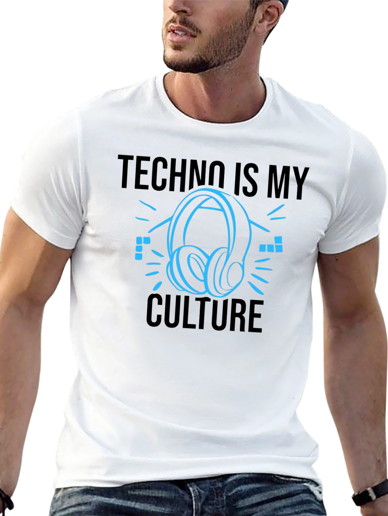 Techno Is My Culture Black T-Shirt