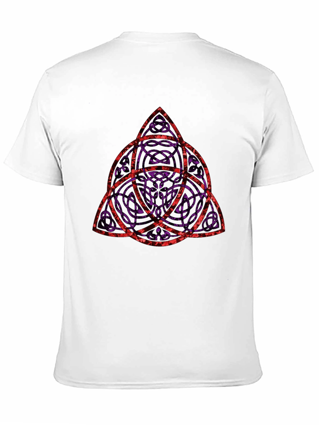 Triquetra Knot Graphic Tee - Black Cotton Blend