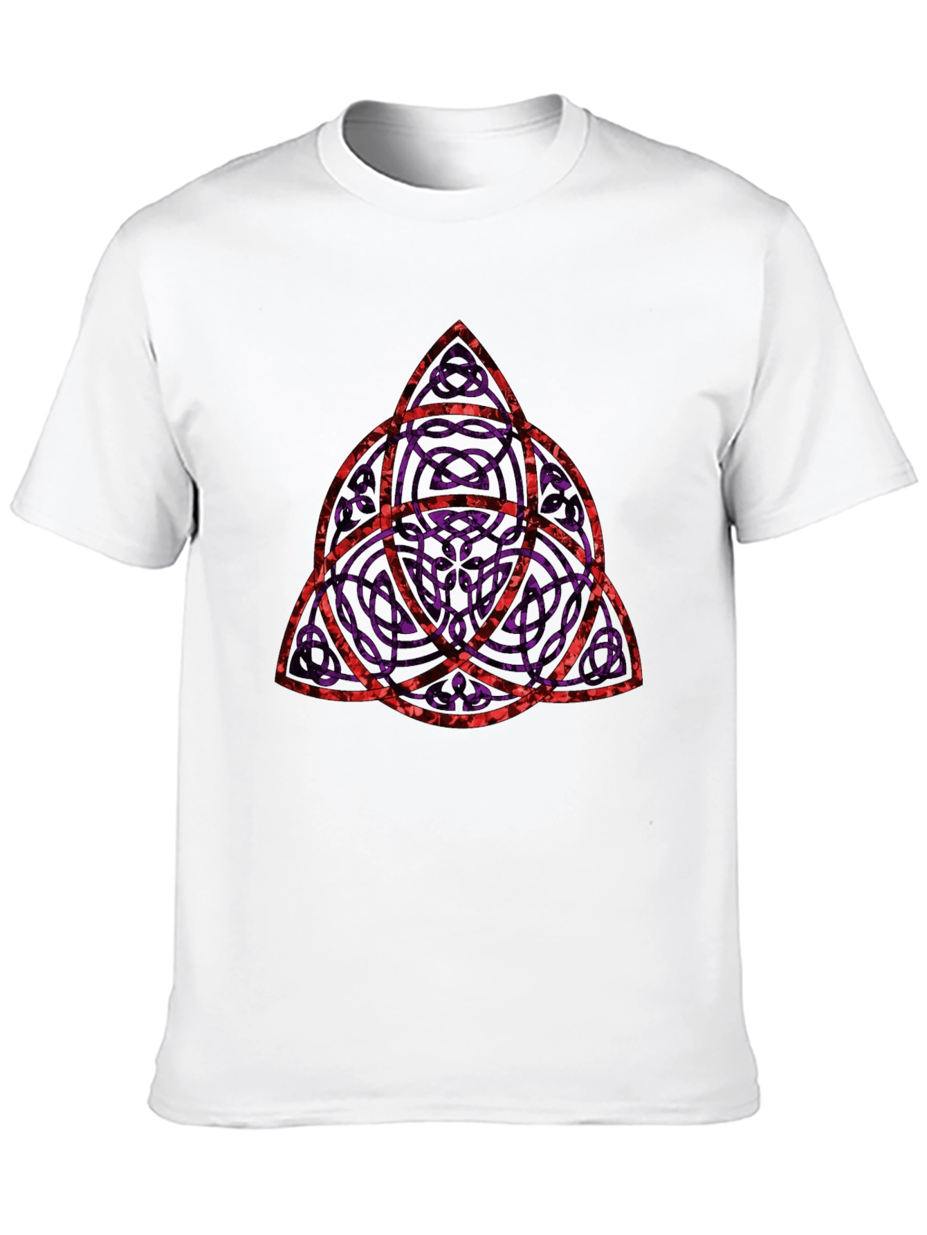 Triquetra Knot Graphic Tee - Black Cotton Blend