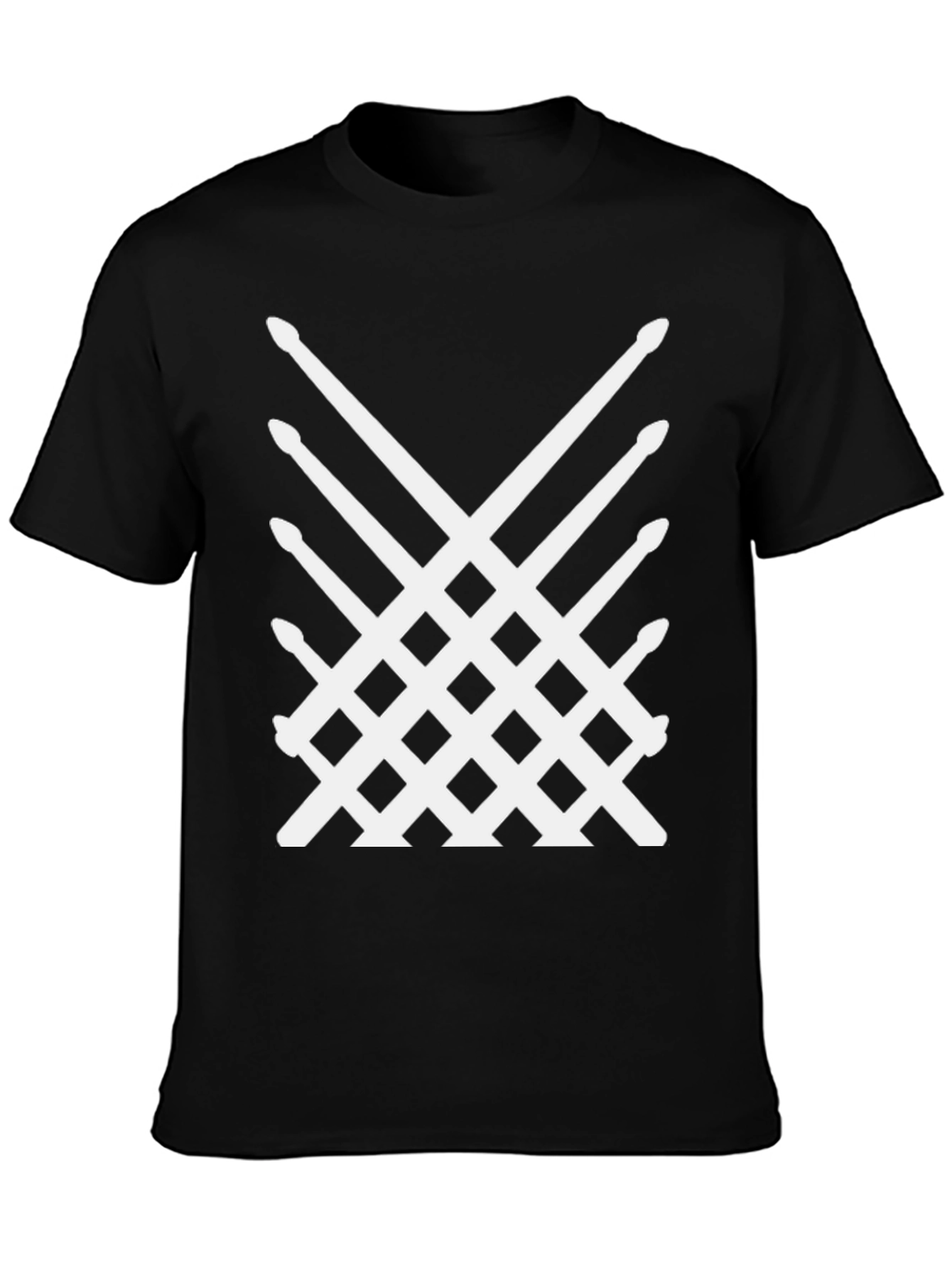 Drumsticks Graphic Tee - Black