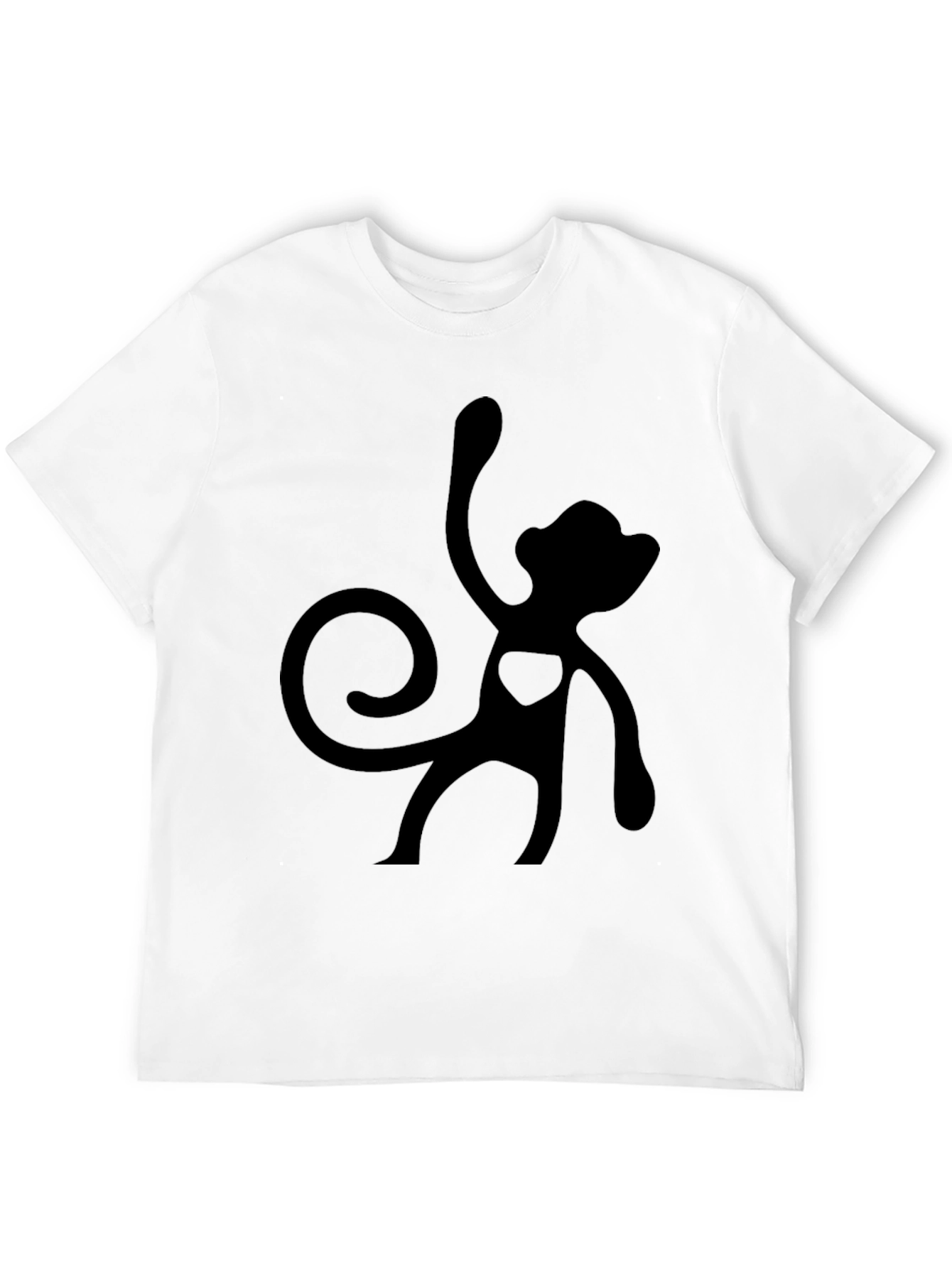 Black Monkey Graphic Tee - Fun & Stylish
