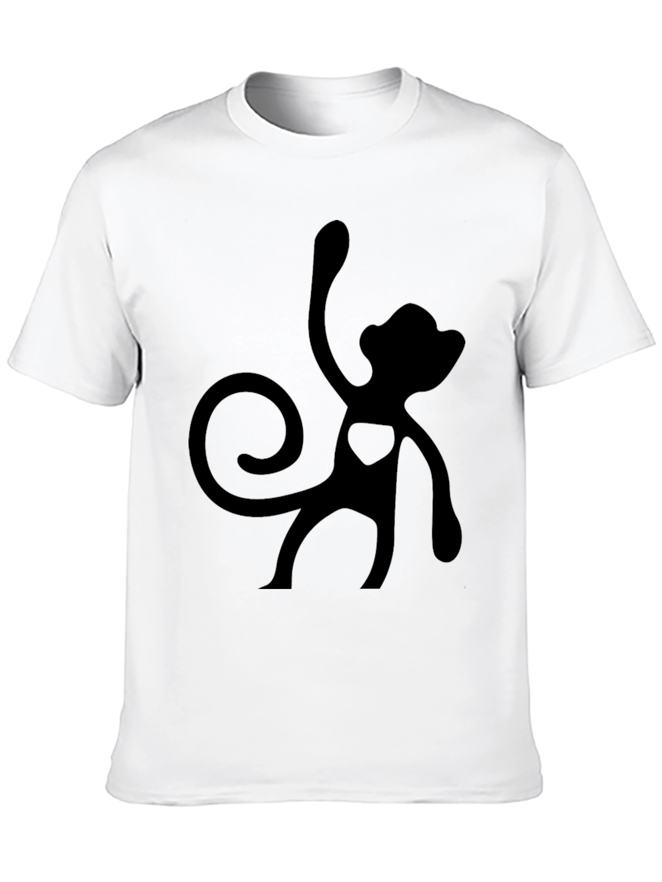 Black Monkey Graphic Tee - Fun & Stylish
