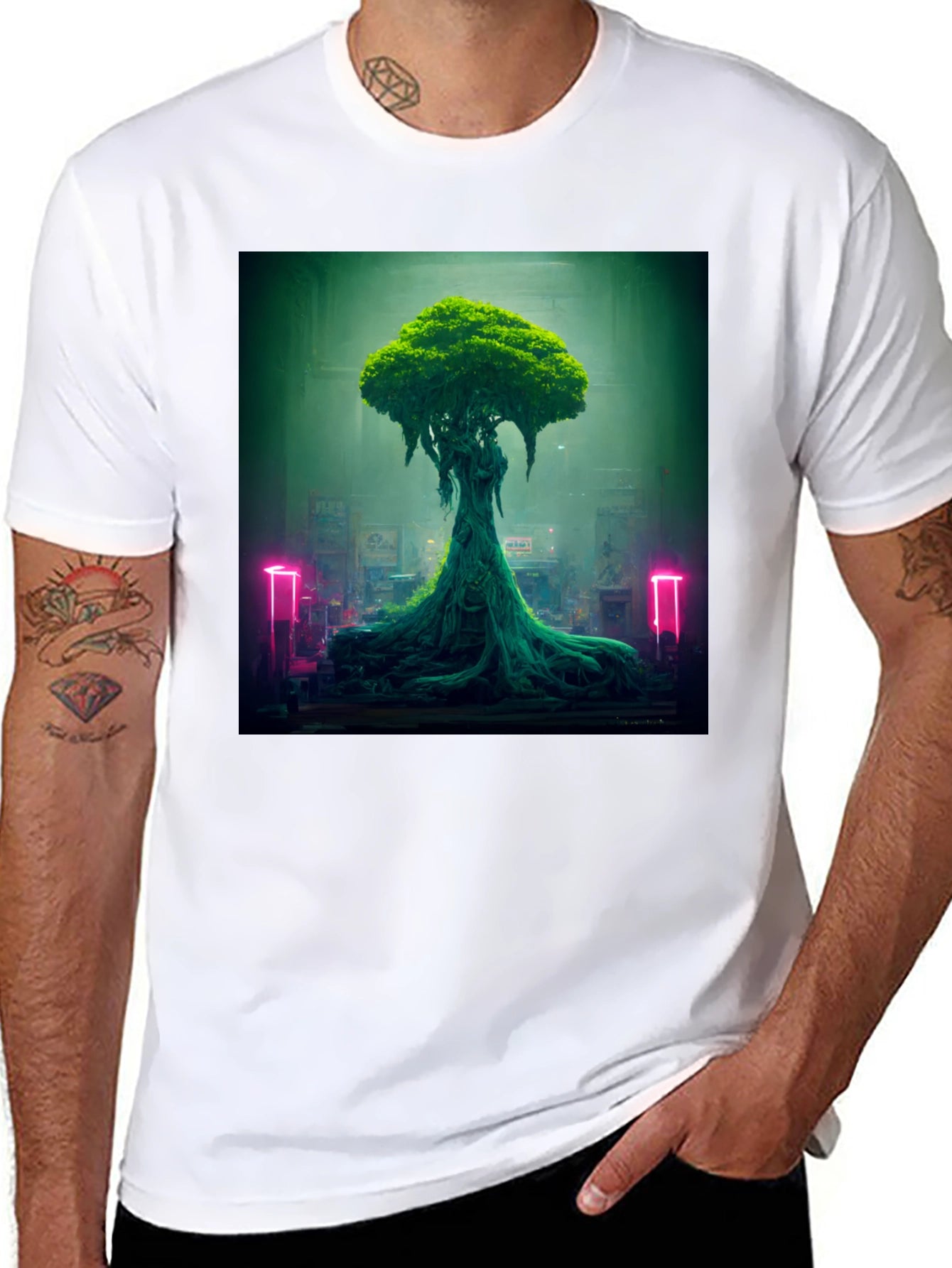 Natures Embrace Tee - Urban Tree Graphic
