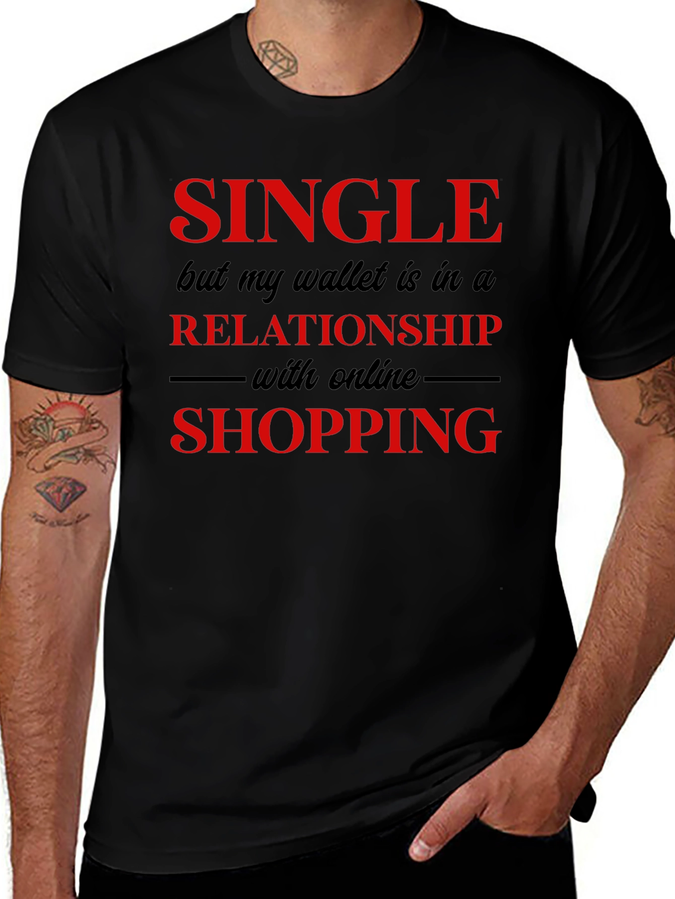 Single Online Shopping T-Shirt