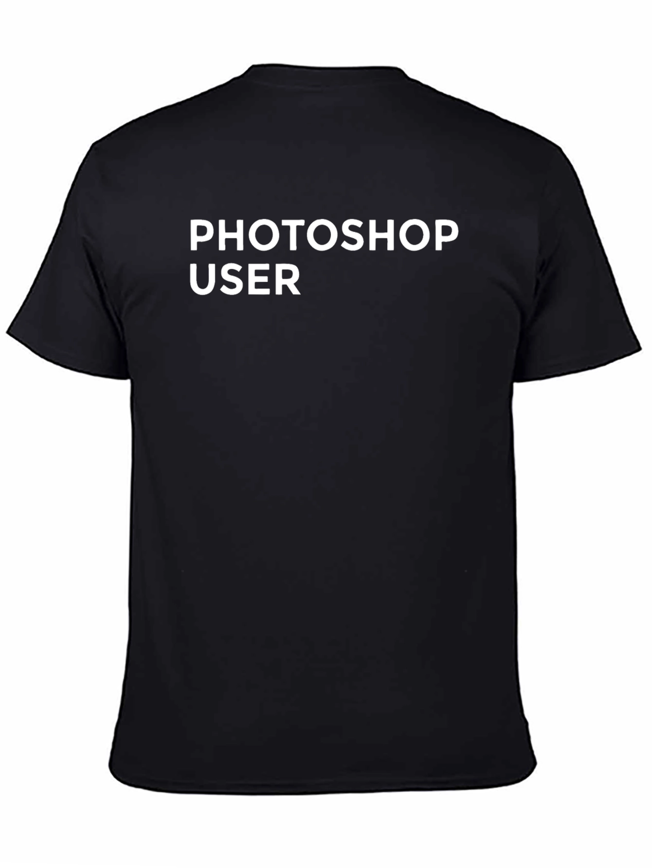 Photoshop User T-Shirt - Black
