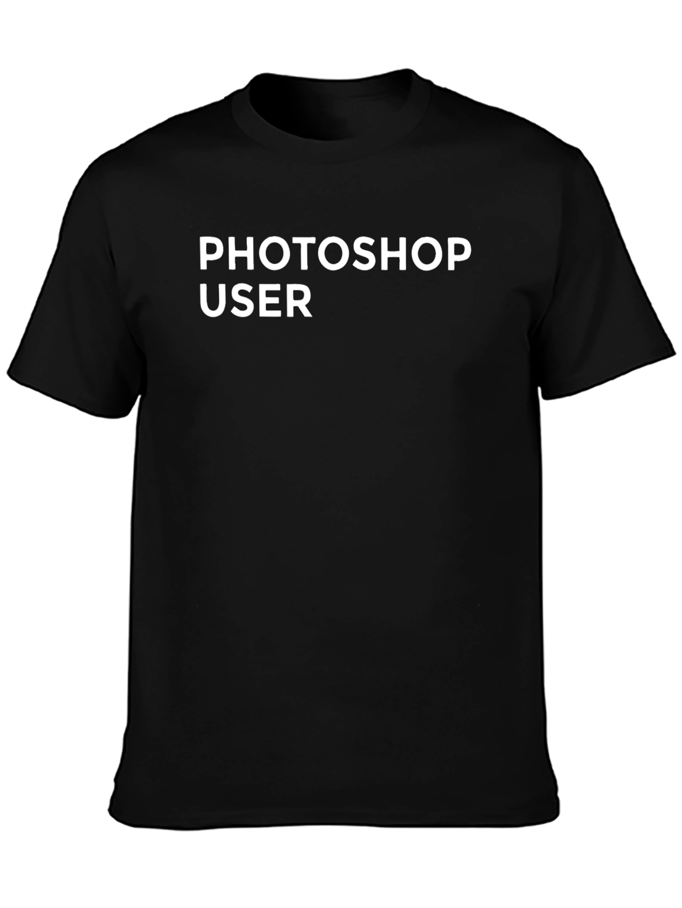 Photoshop User T-Shirt - Black