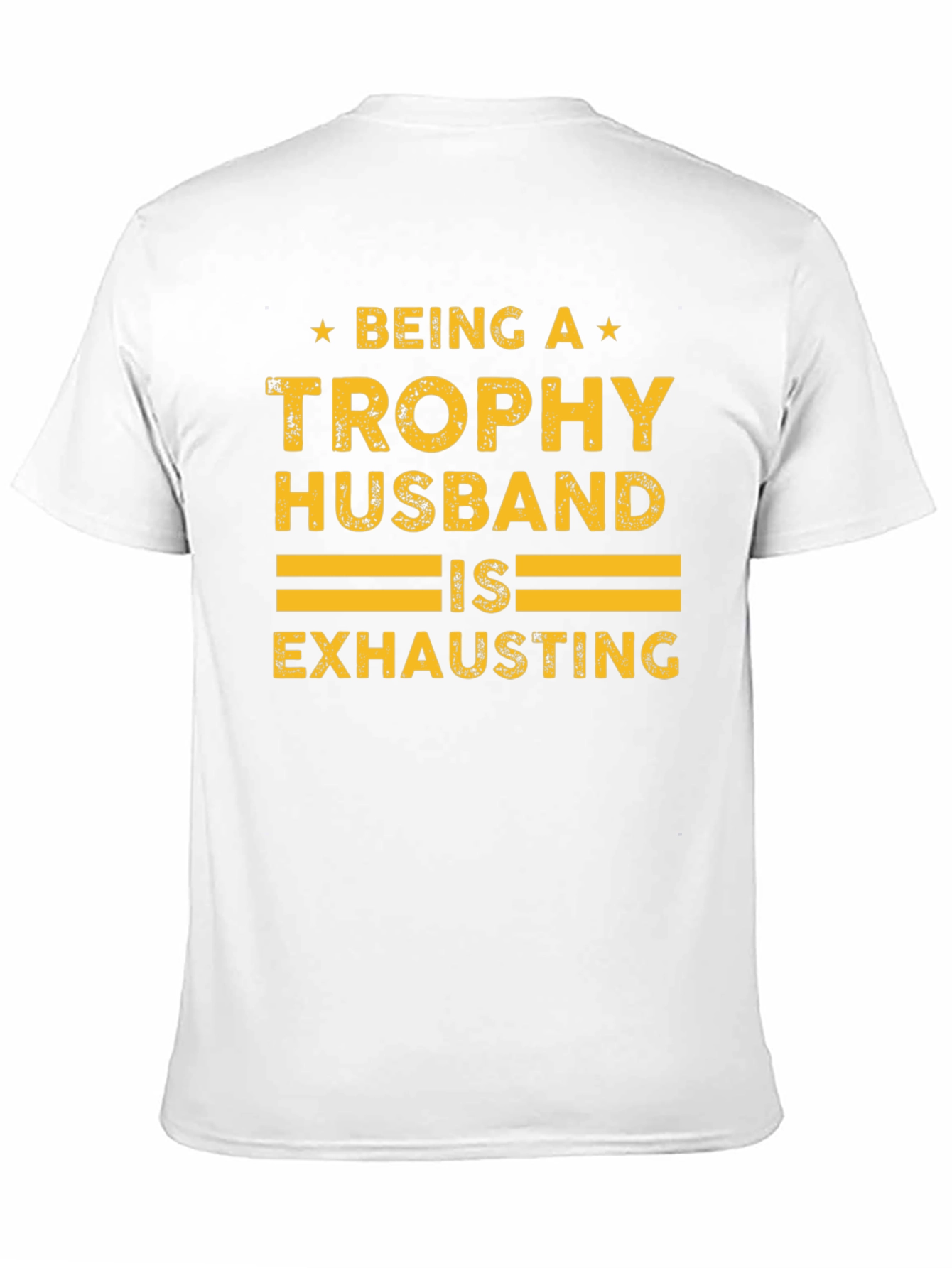 Trophy Husband Graphic Tee - Fun Novelty Shirt