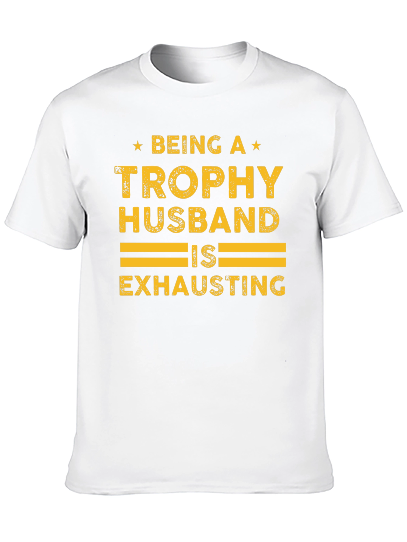 Trophy Husband Graphic Tee - Fun Novelty Shirt