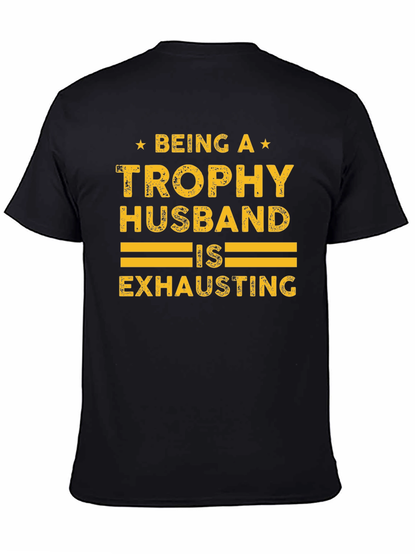 Trophy Husband Graphic Tee - Fun Novelty Shirt