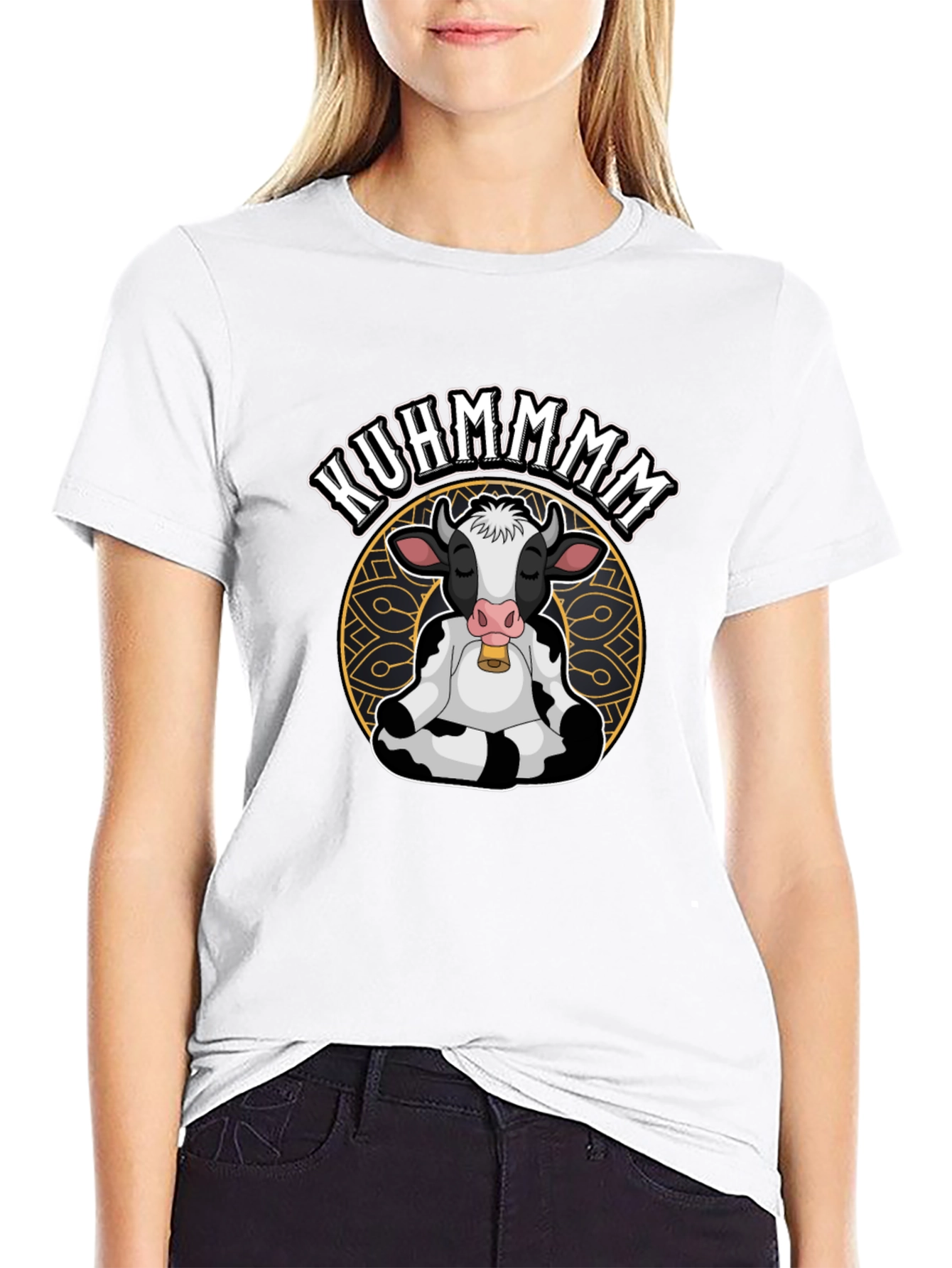 Zen Cow T-Shirt - Kuhmmm Meditation Tee
