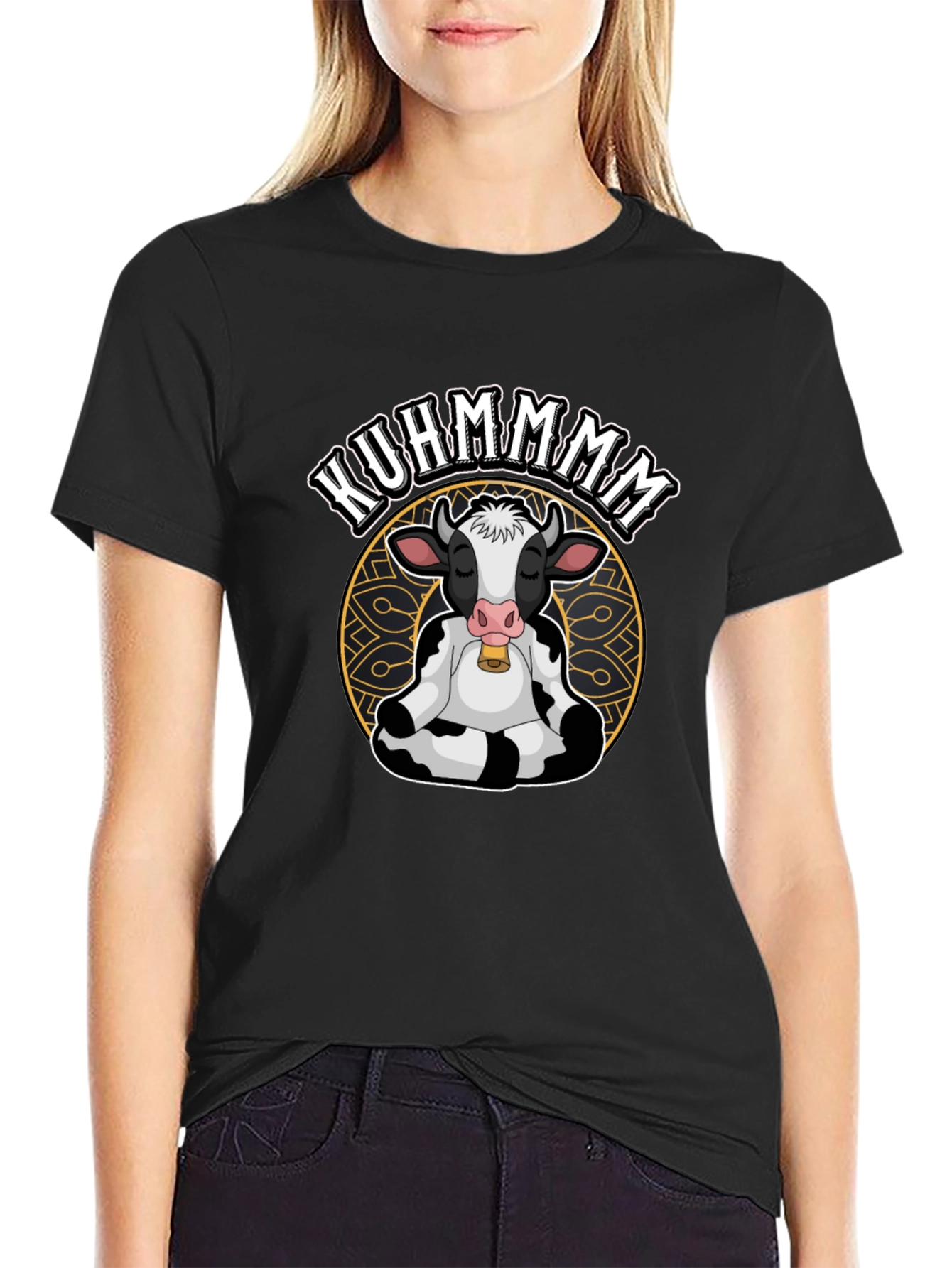 Zen Cow T-Shirt - Kuhmmm Meditation Tee