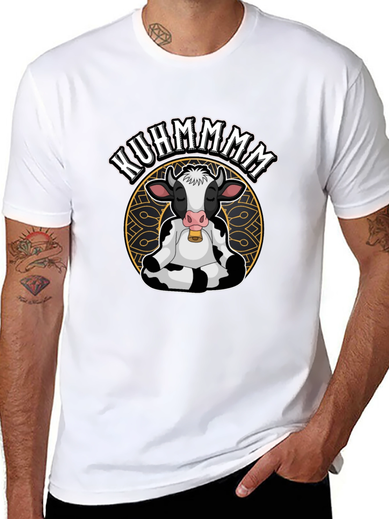 Zen Cow T-Shirt - Kuhmmm Meditation Tee