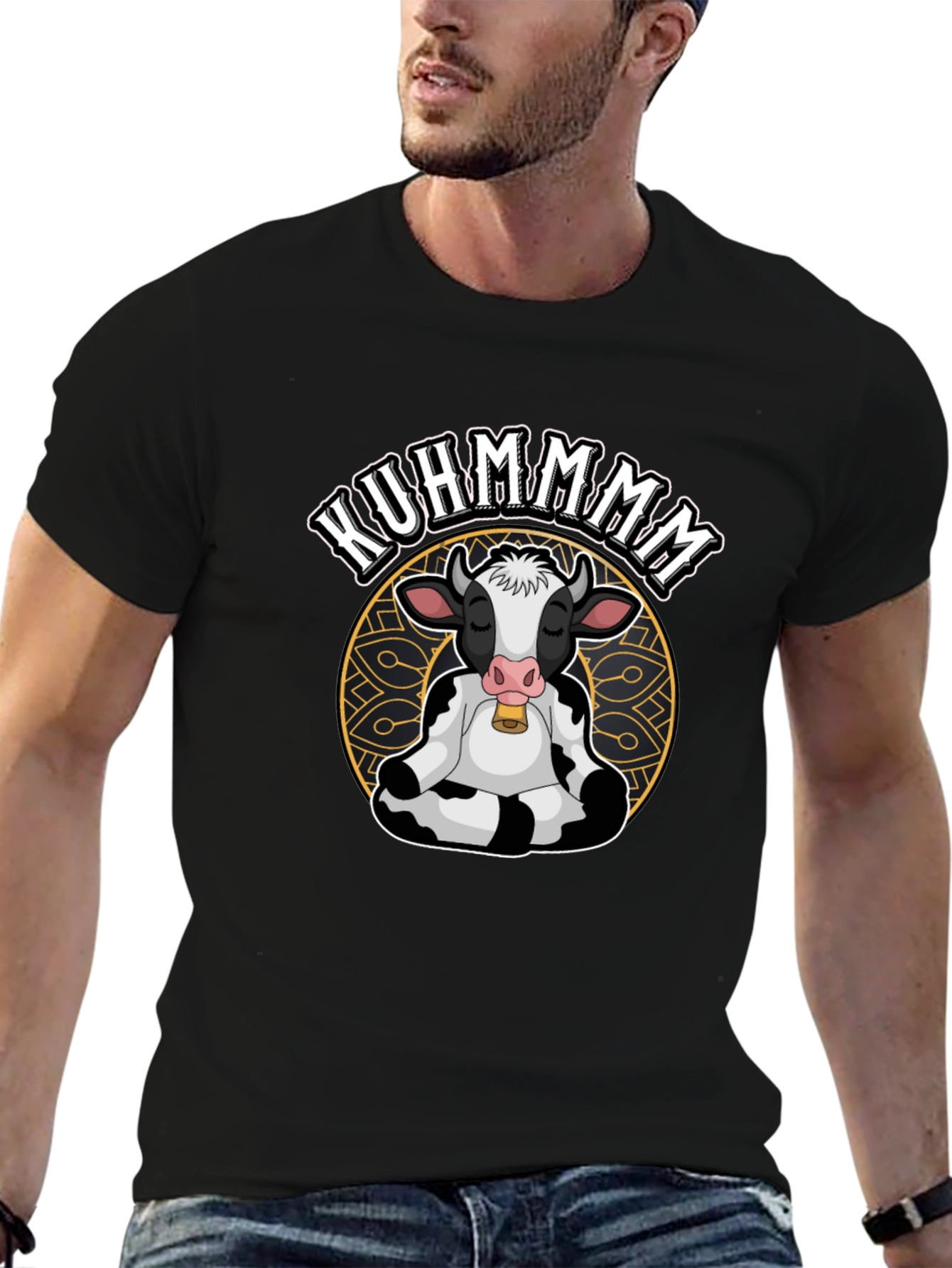 Zen Cow T-Shirt - Kuhmmm Meditation Tee