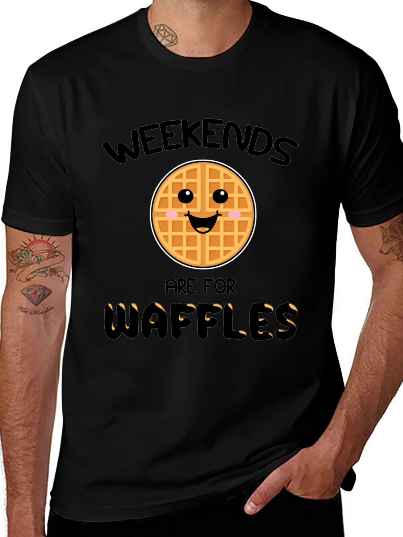 Weekends Are For Waffles Graphic Tee