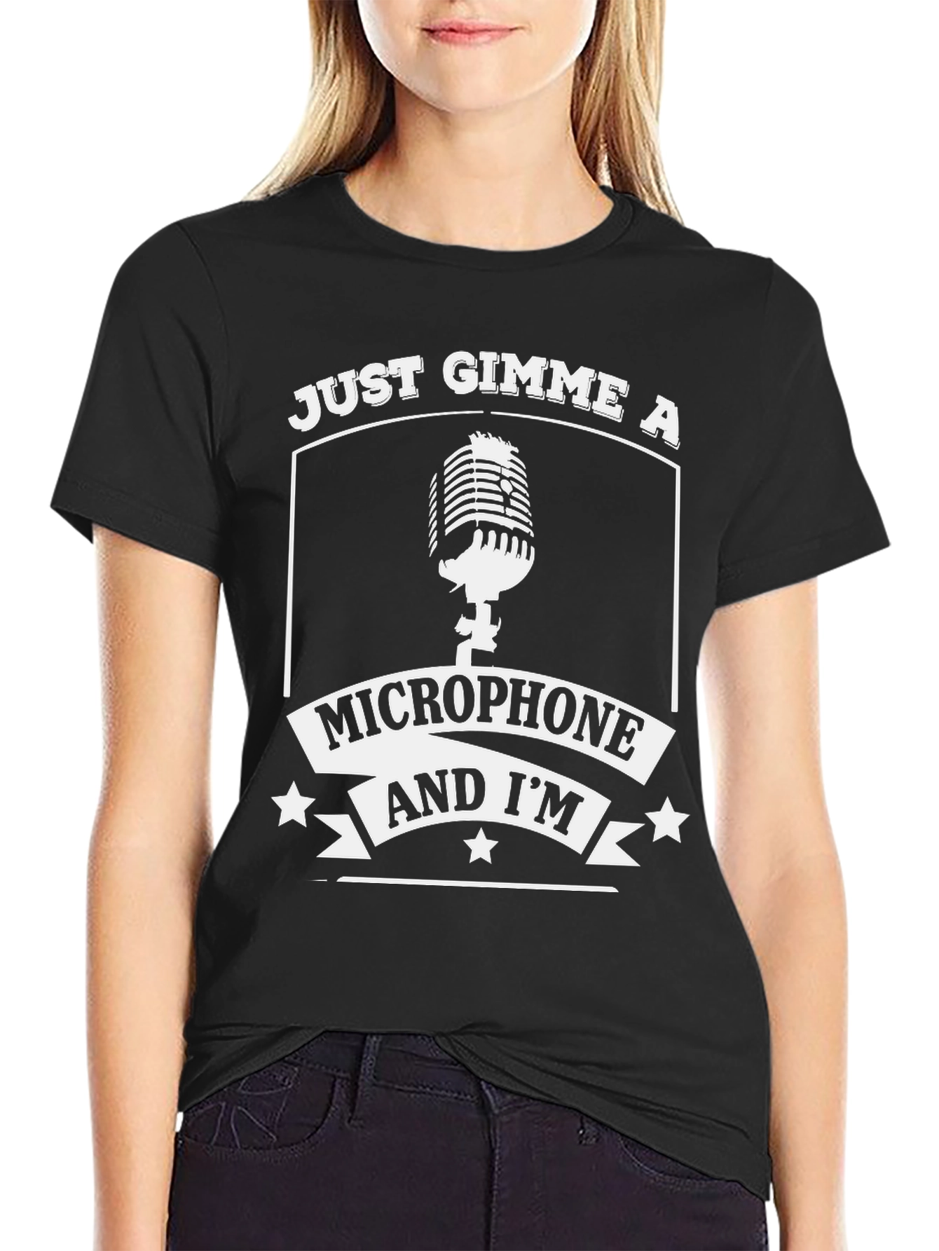 Just Gimme A Microphone T-Shirt