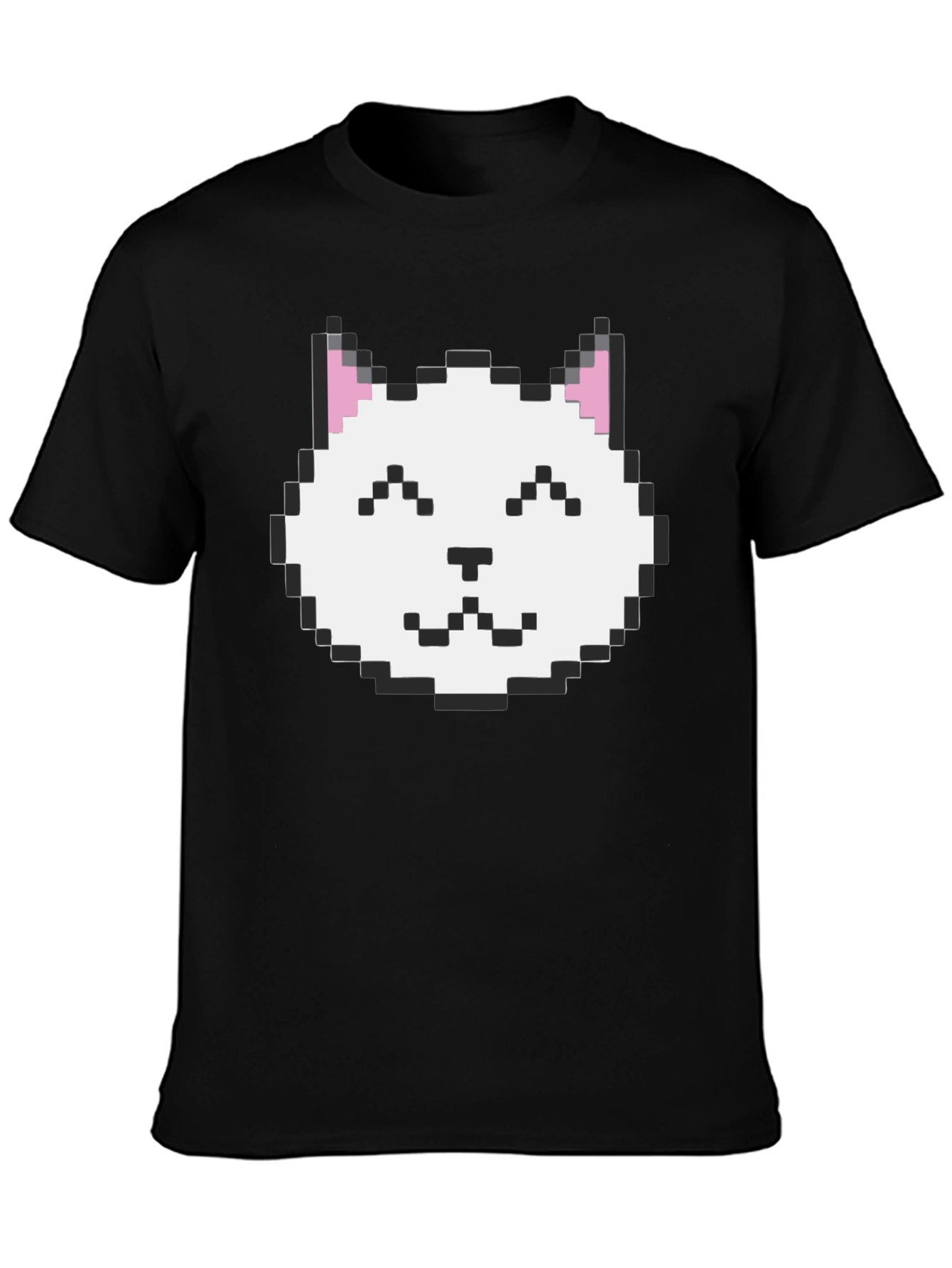 Pixel Cat T-Shirt - Retro Gaming Style