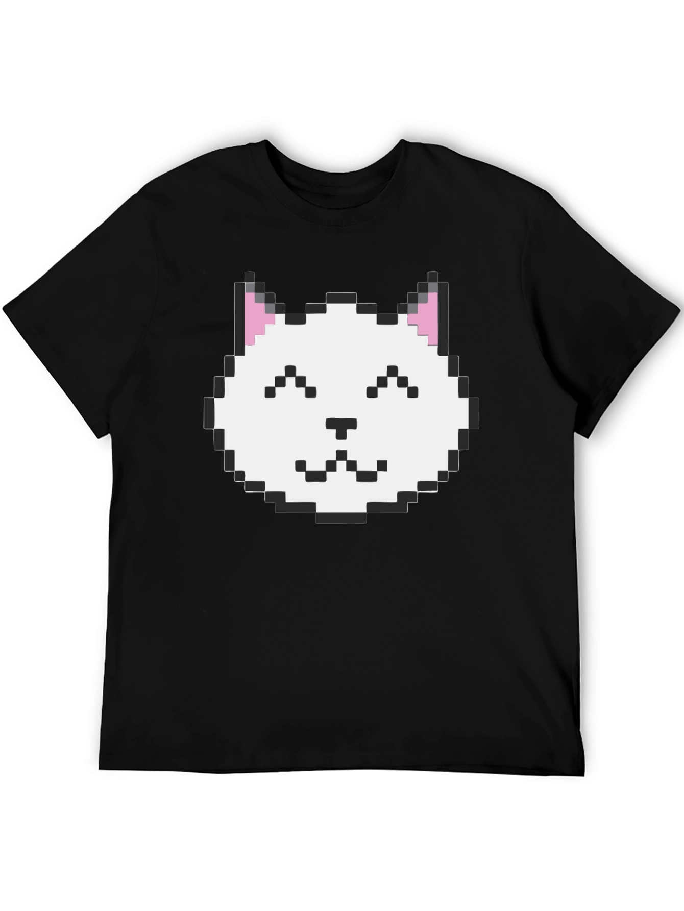 Pixel Cat T-Shirt - Retro Gaming Style