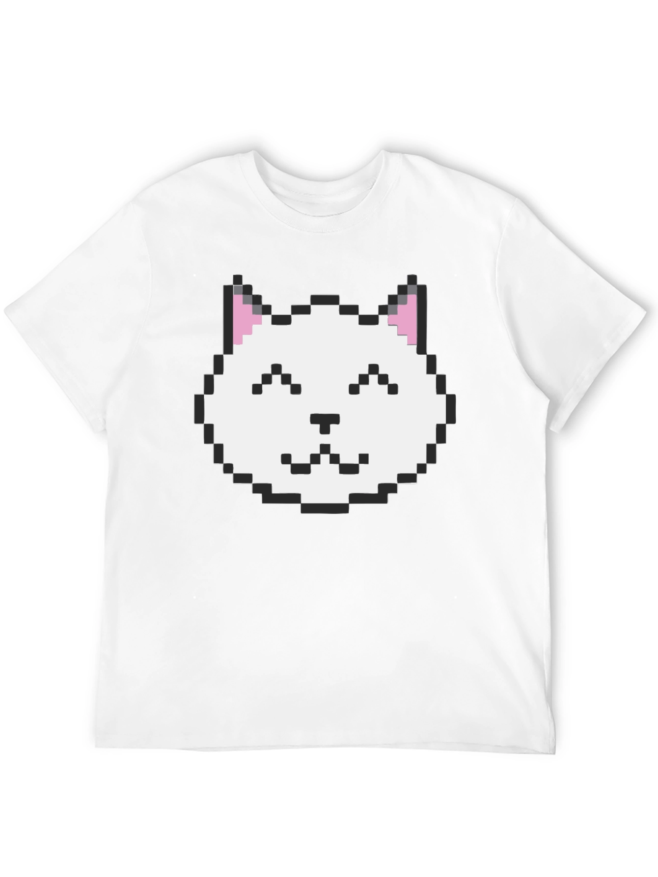 Pixel Cat T-Shirt - Retro Gaming Style