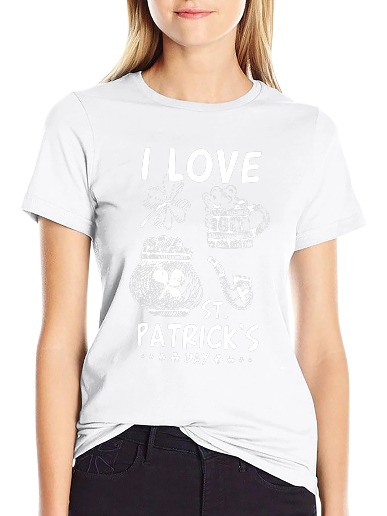 I Love St. Patricks Day Graphic Tee