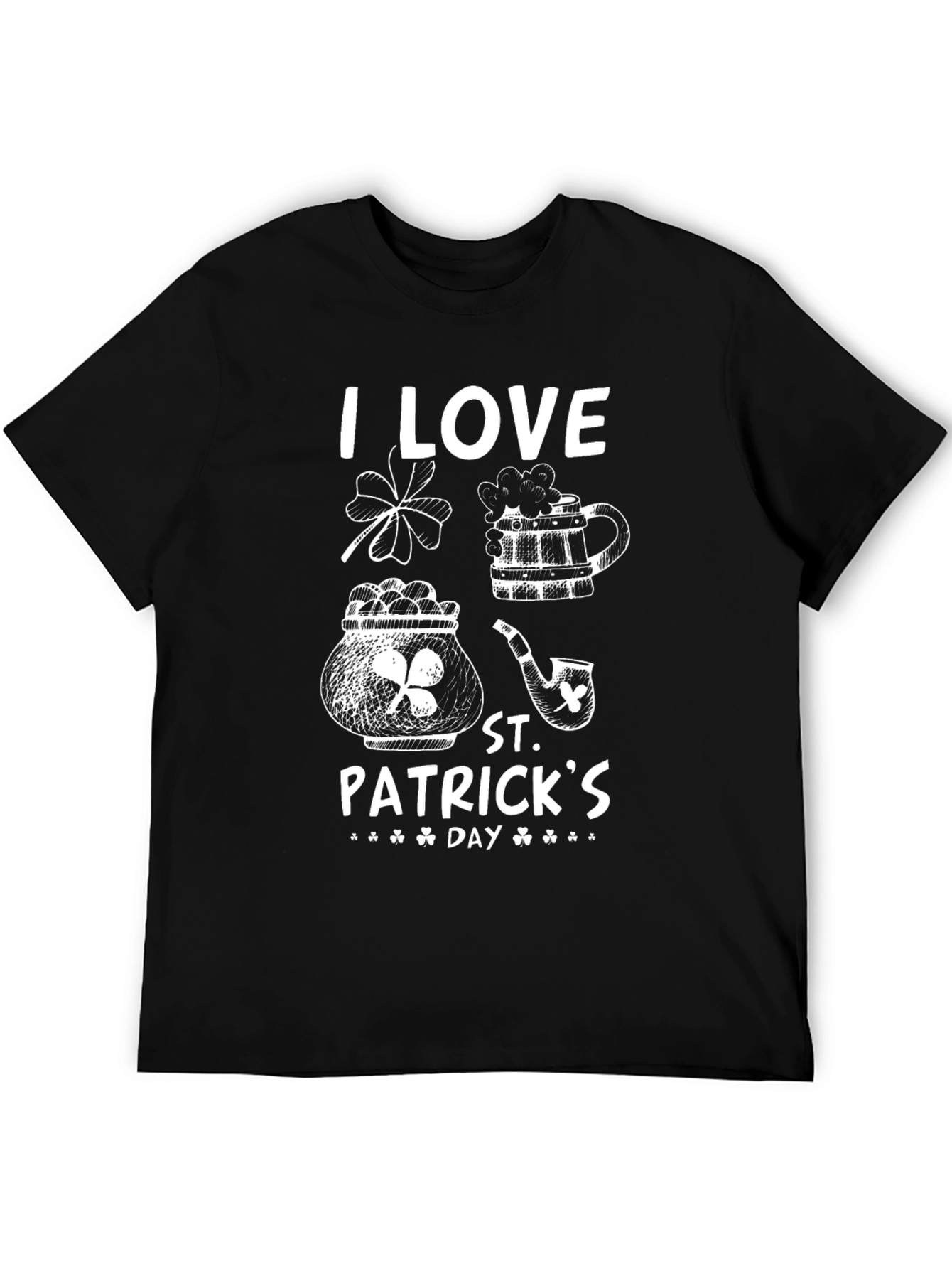 I Love St. Patricks Day Graphic Tee