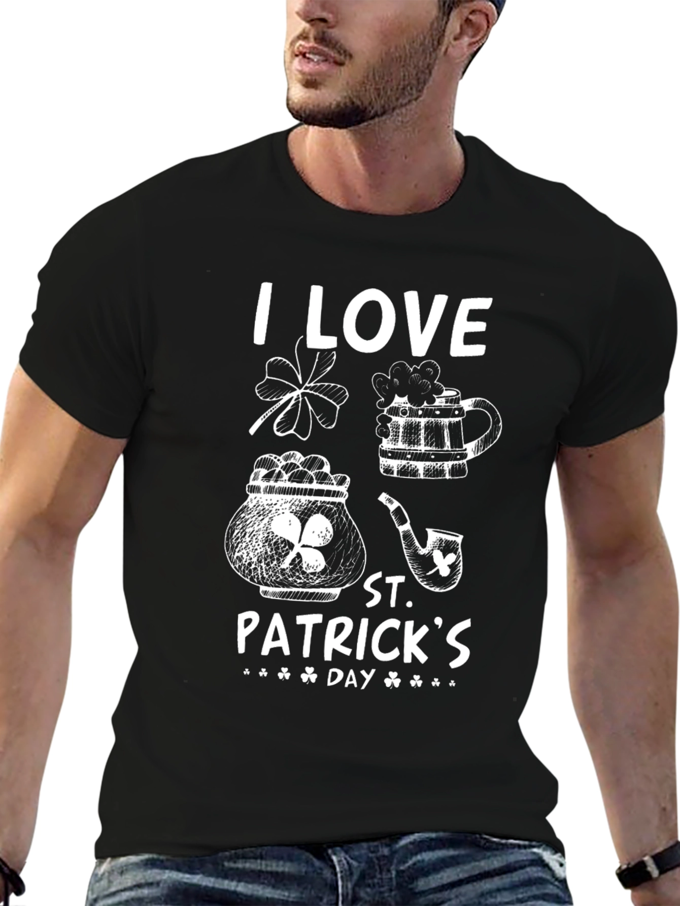 I Love St. Patricks Day Graphic Tee