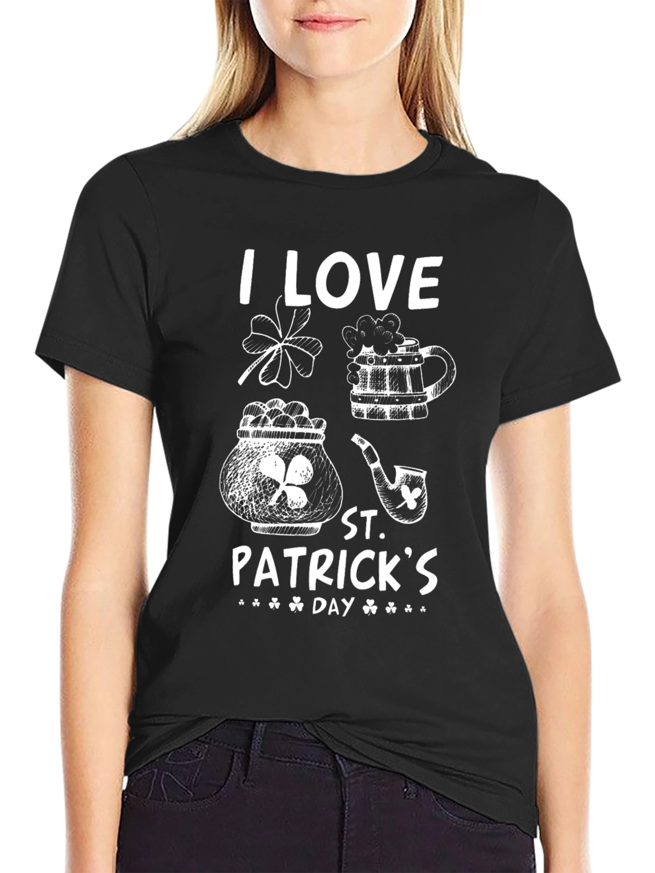 I Love St. Patricks Day Graphic Tee