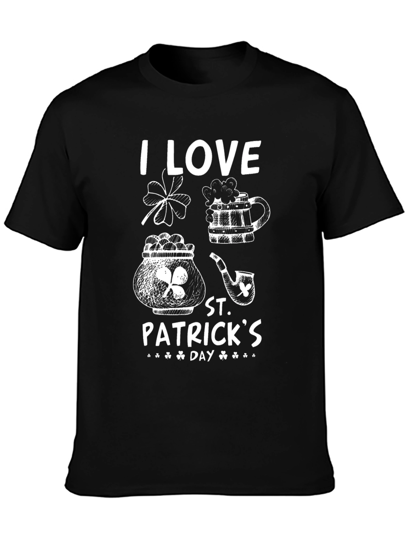 I Love St. Patricks Day Graphic Tee