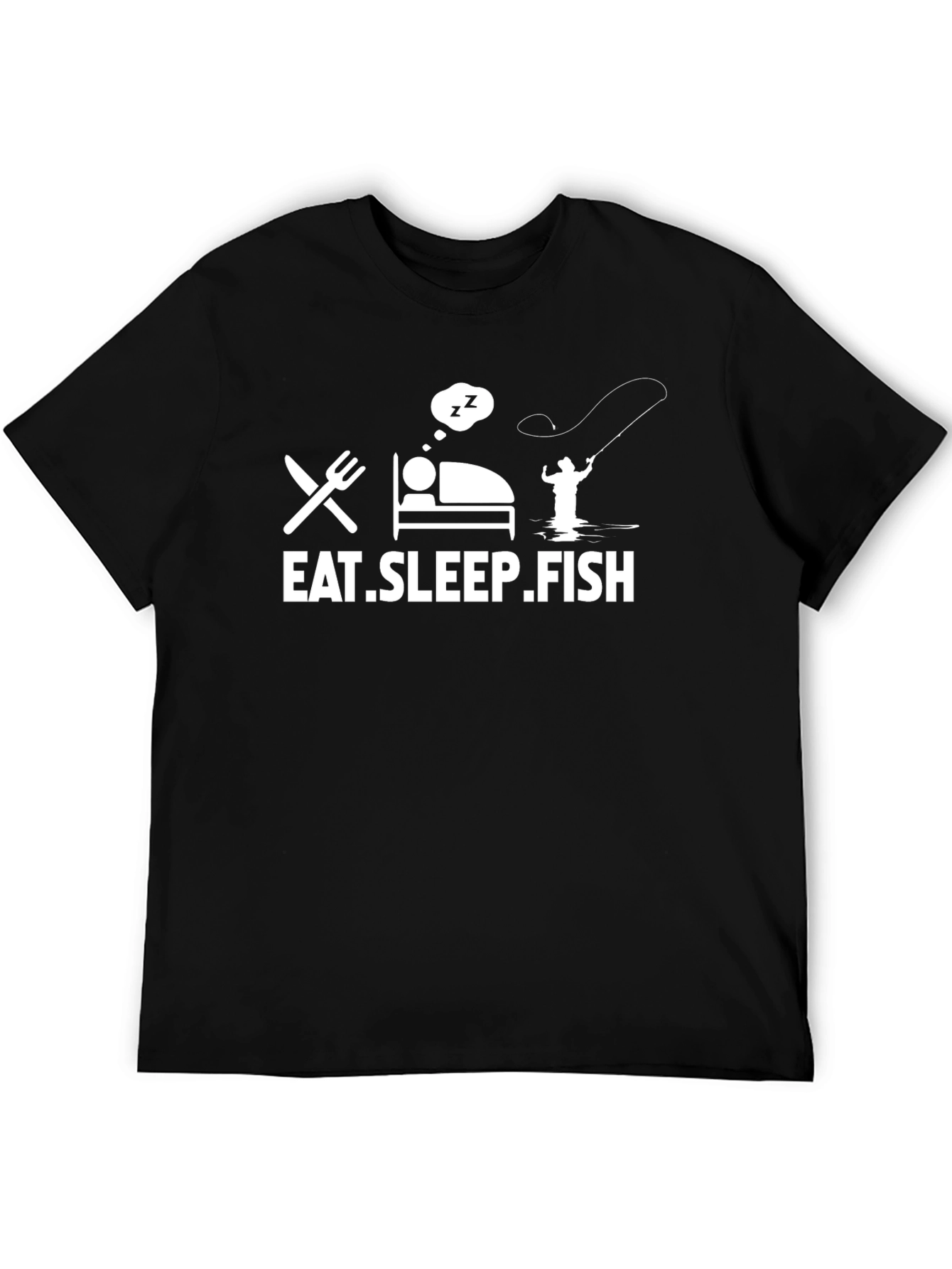 Eat Sleep Fish T-Shirt - Fishermans Life