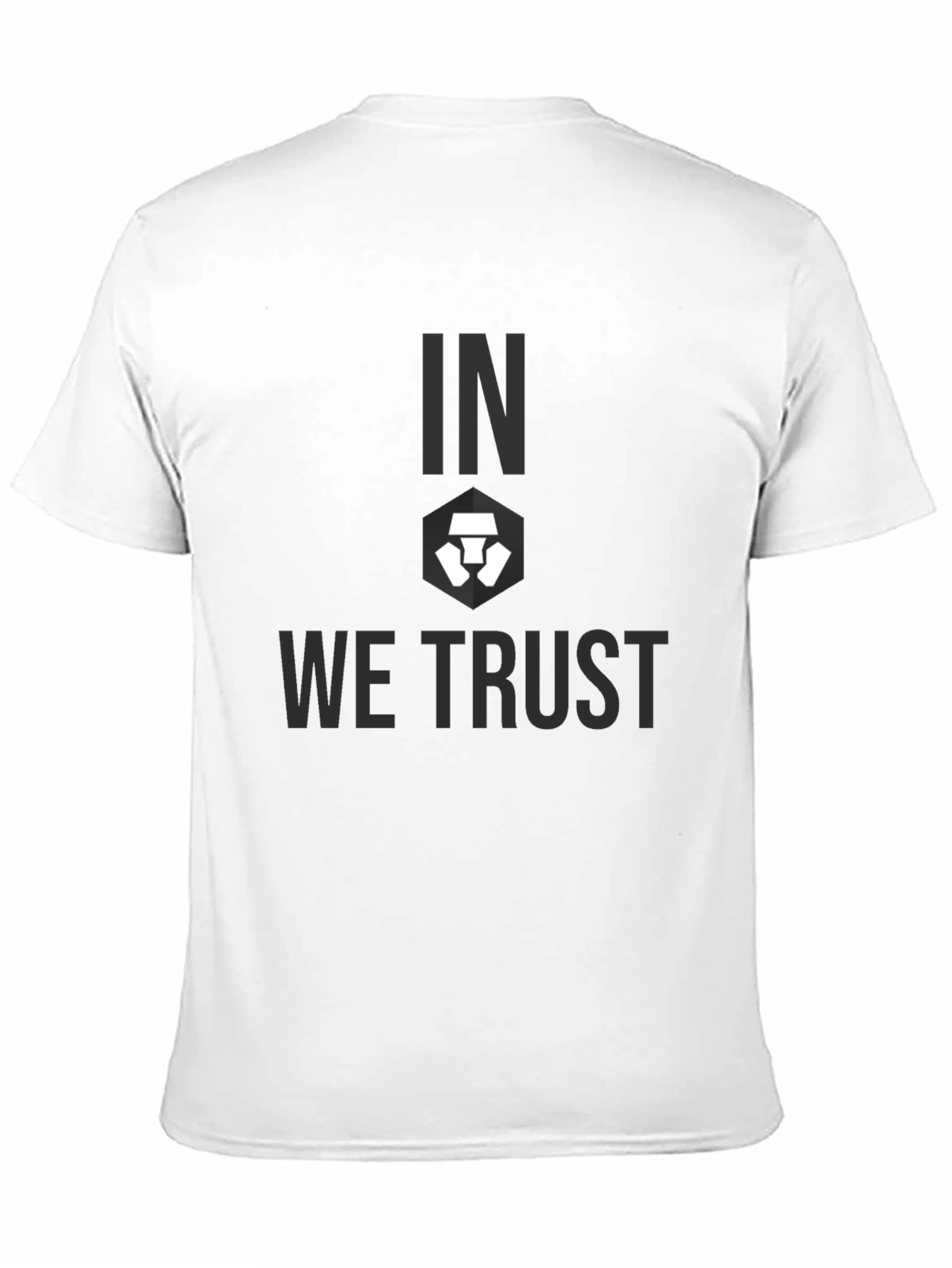 Crypto.com In We Trust Black Graphic T-Shirt