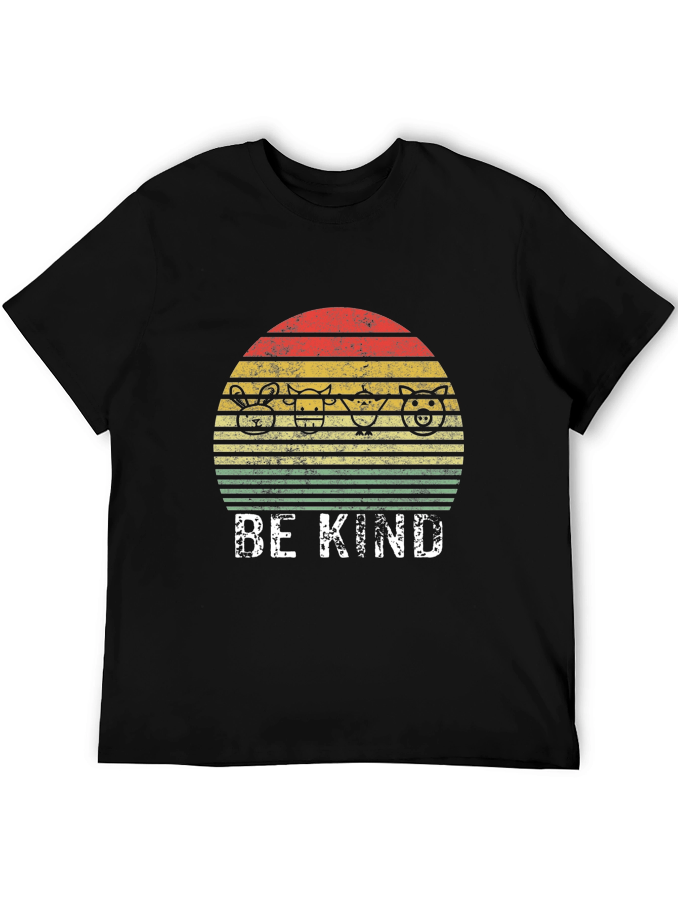 Be Kind Retro Farm Animal T-Shirt