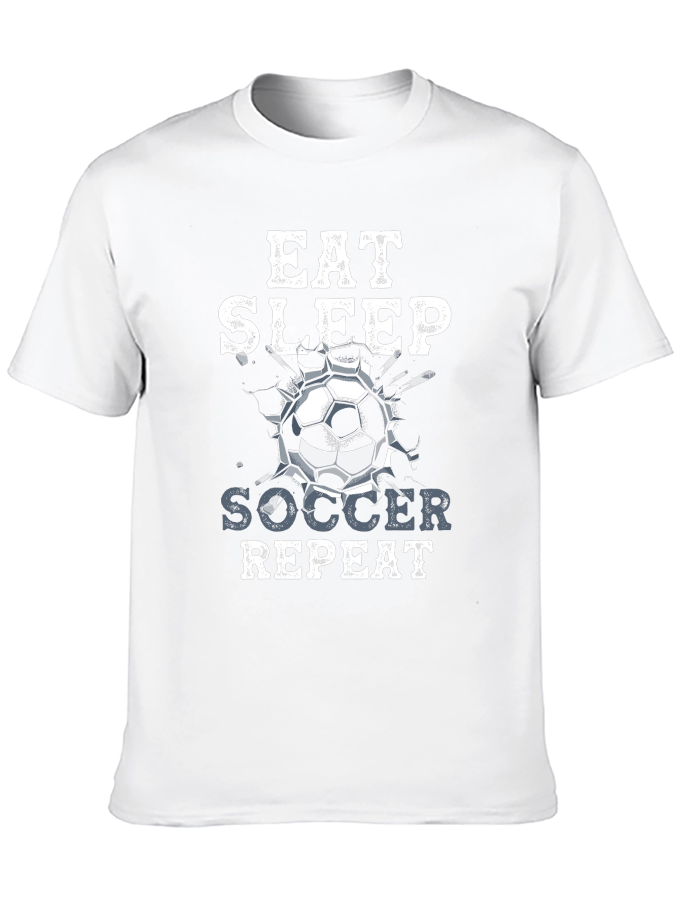 Eat Sleep Soccer Repeat Graphic T-Shirt