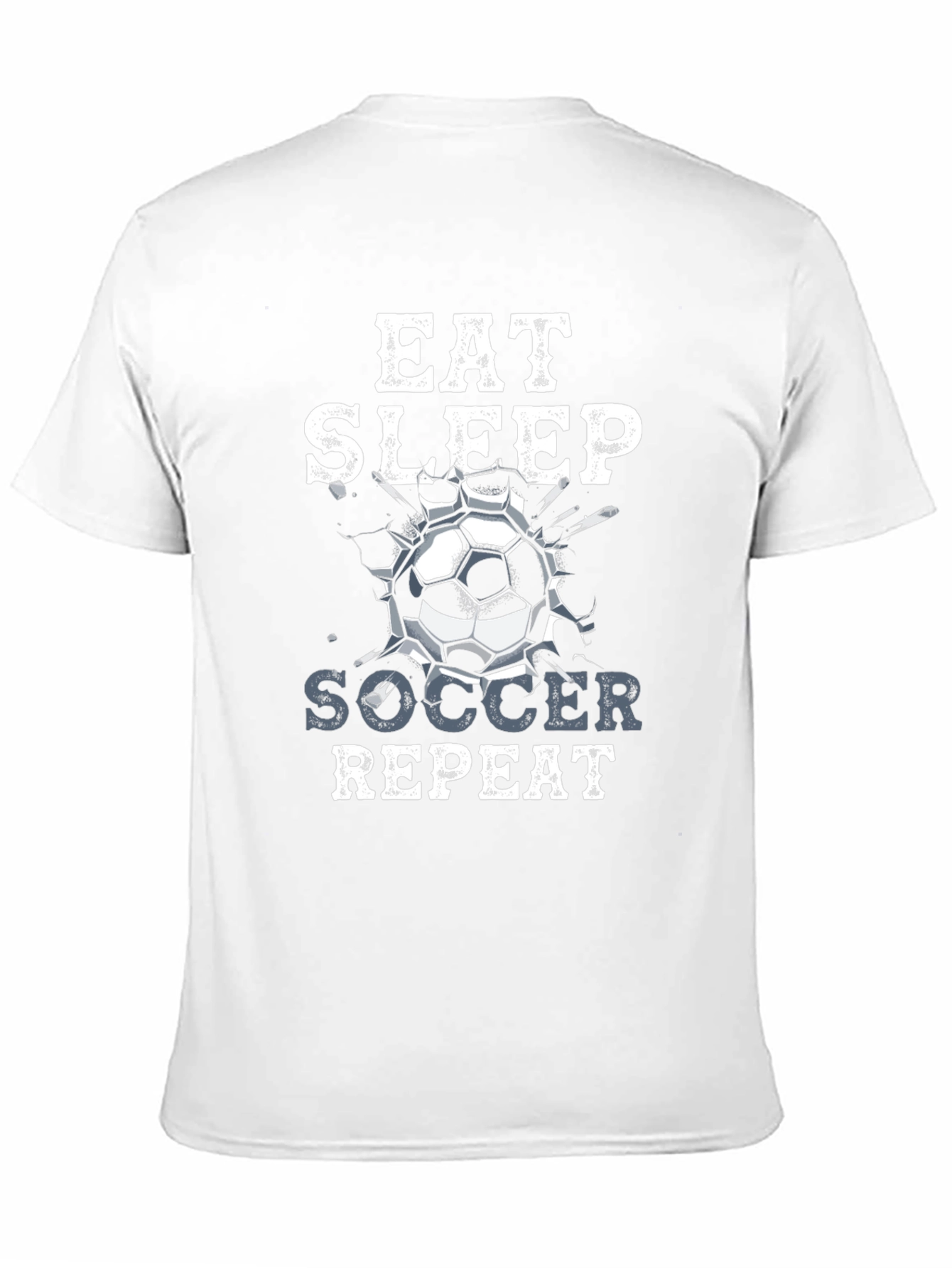 Eat Sleep Soccer Repeat Graphic T-Shirt