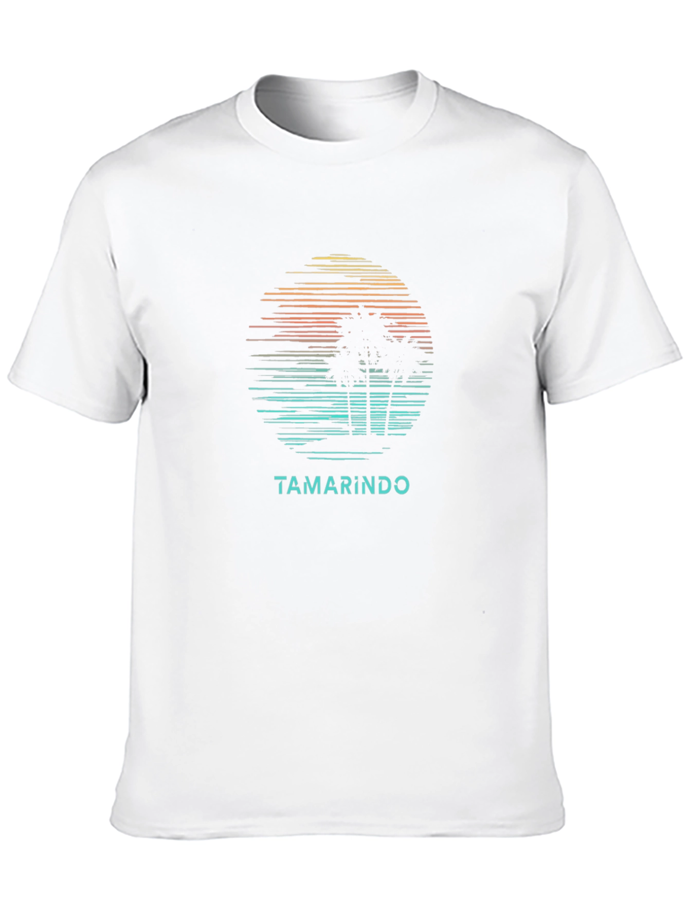 Tamarindo Palm Tree T-Shirt - Black Cotton Graphic Tee