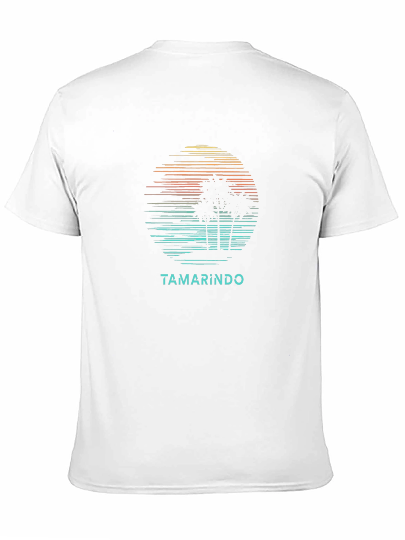 Tamarindo Palm Tree T-Shirt - Black Cotton Graphic Tee