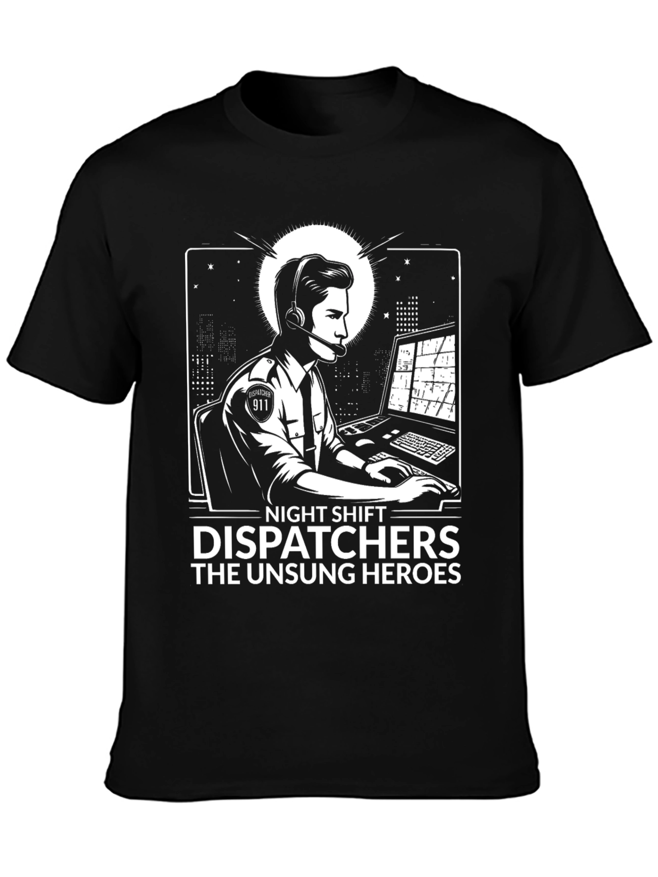 Night Shift Dispatcher Hero T-Shirt