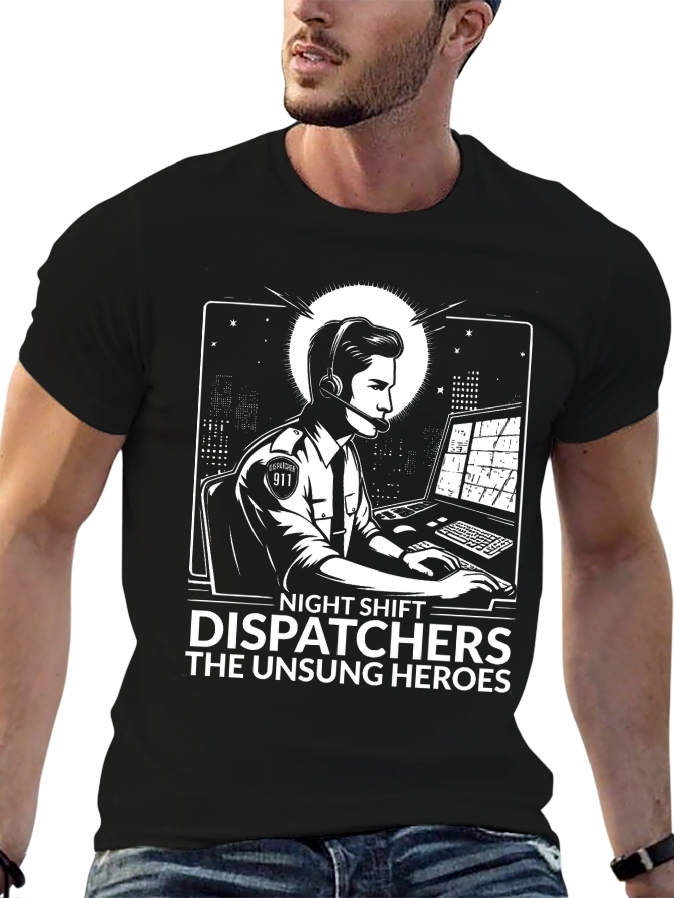 Night Shift Dispatcher Hero T-Shirt
