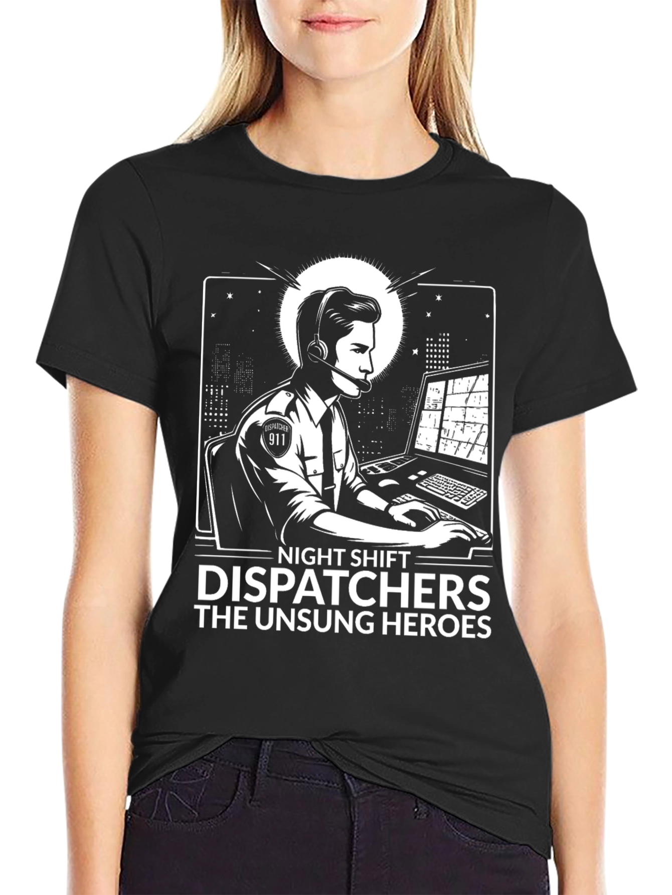 Night Shift Dispatcher Hero T-Shirt