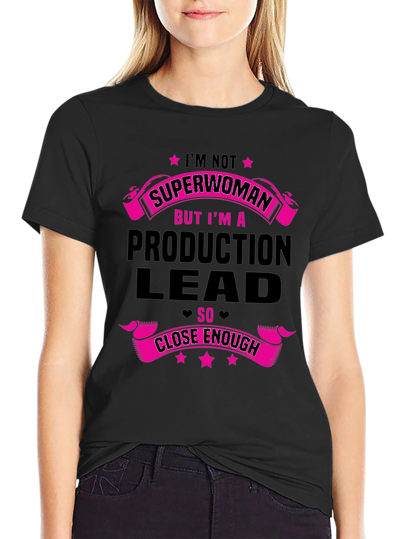 Production Lead Superwoman Funny T-Shirt