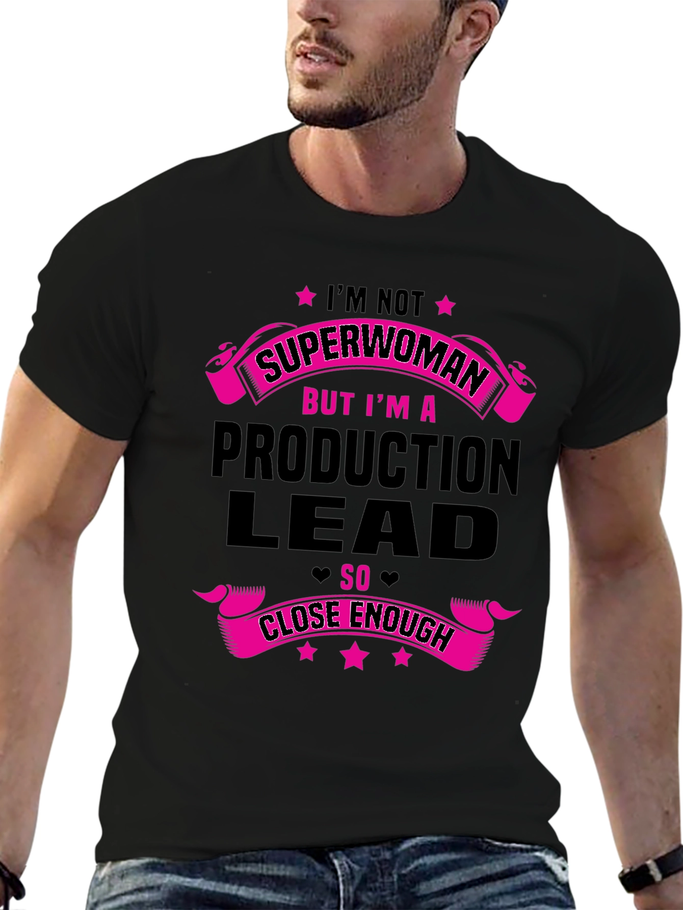 Production Lead Superwoman Funny T-Shirt