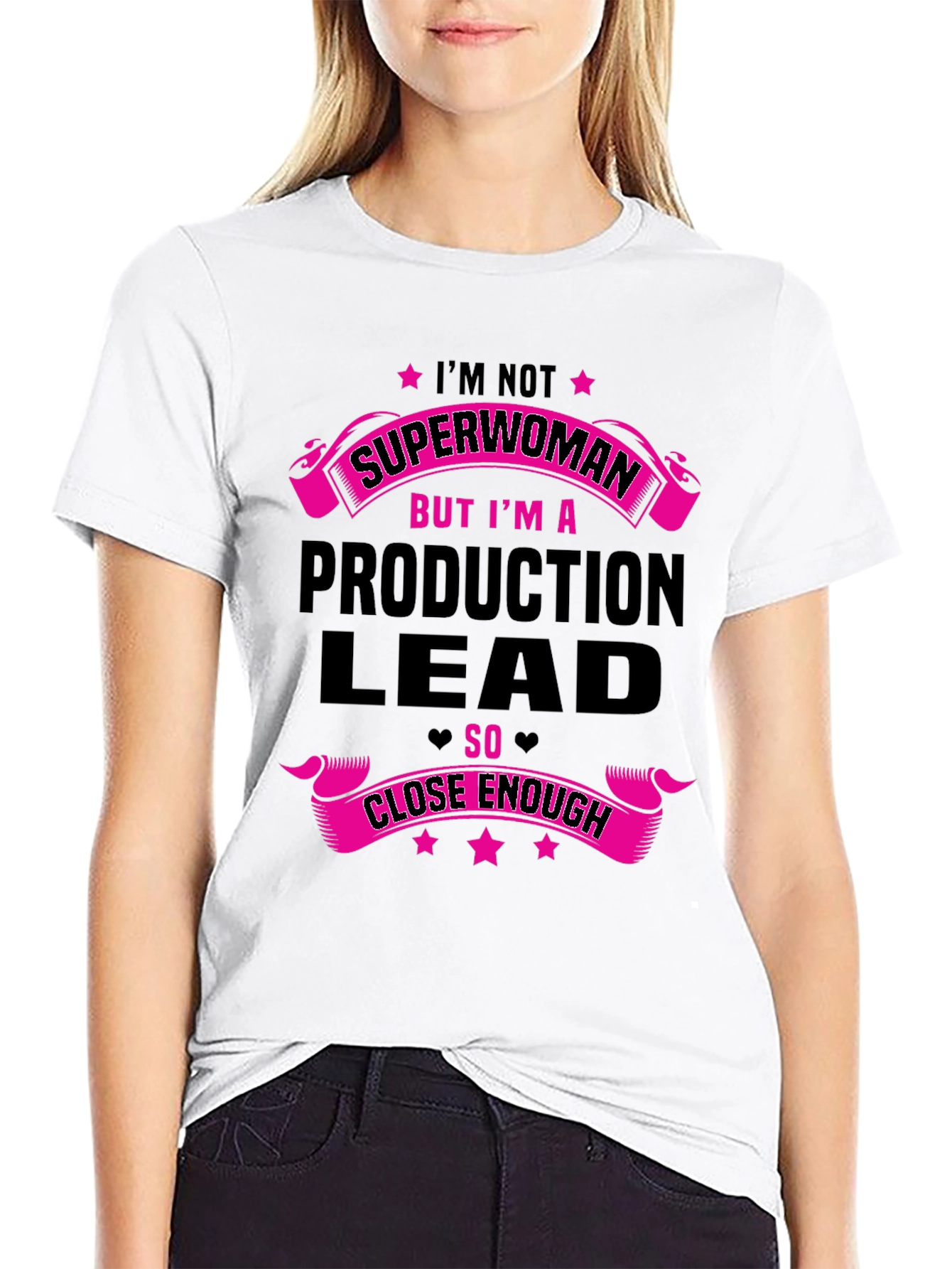 Production Lead Superwoman Funny T-Shirt