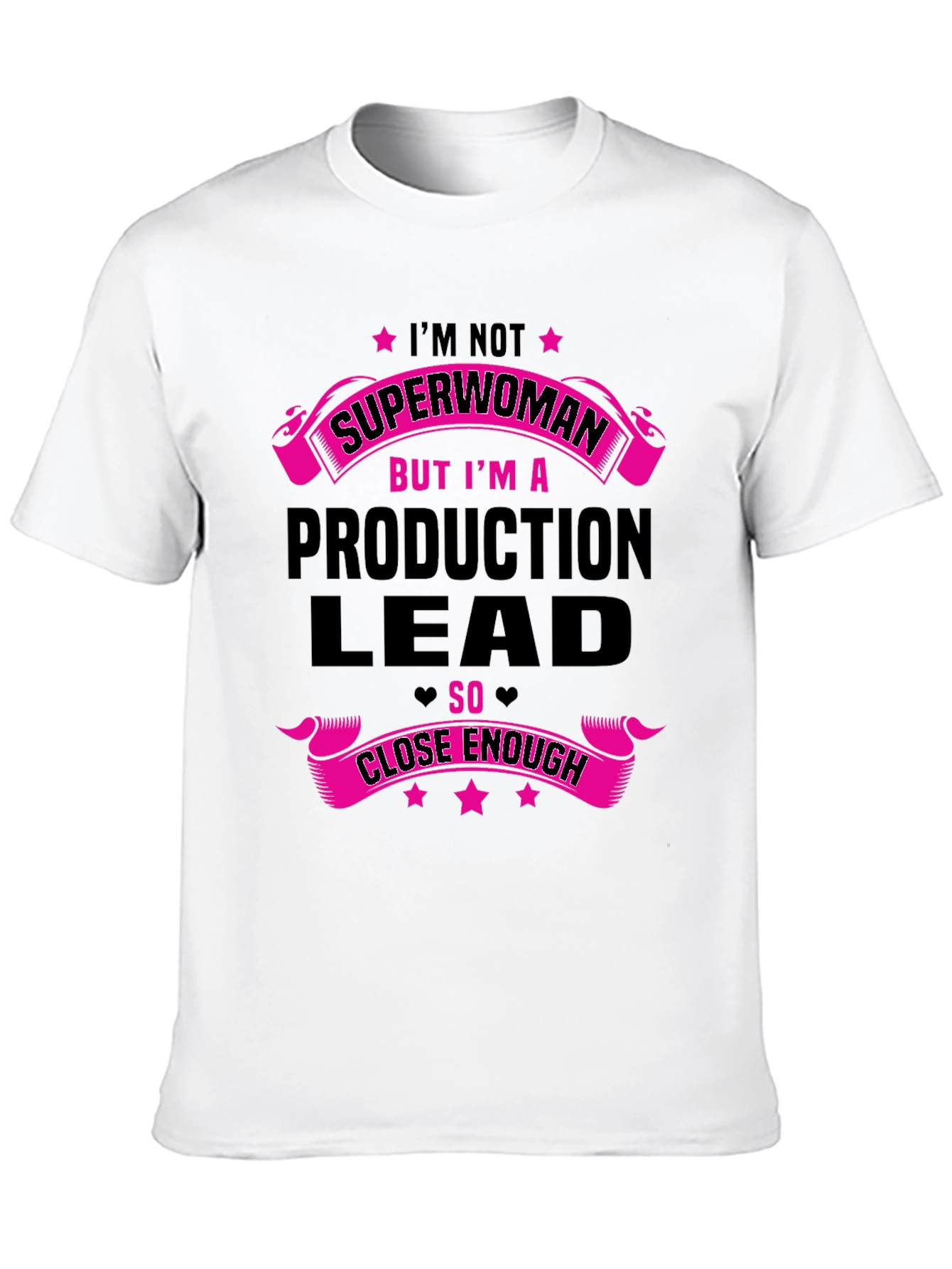Production Lead Superwoman Funny T-Shirt