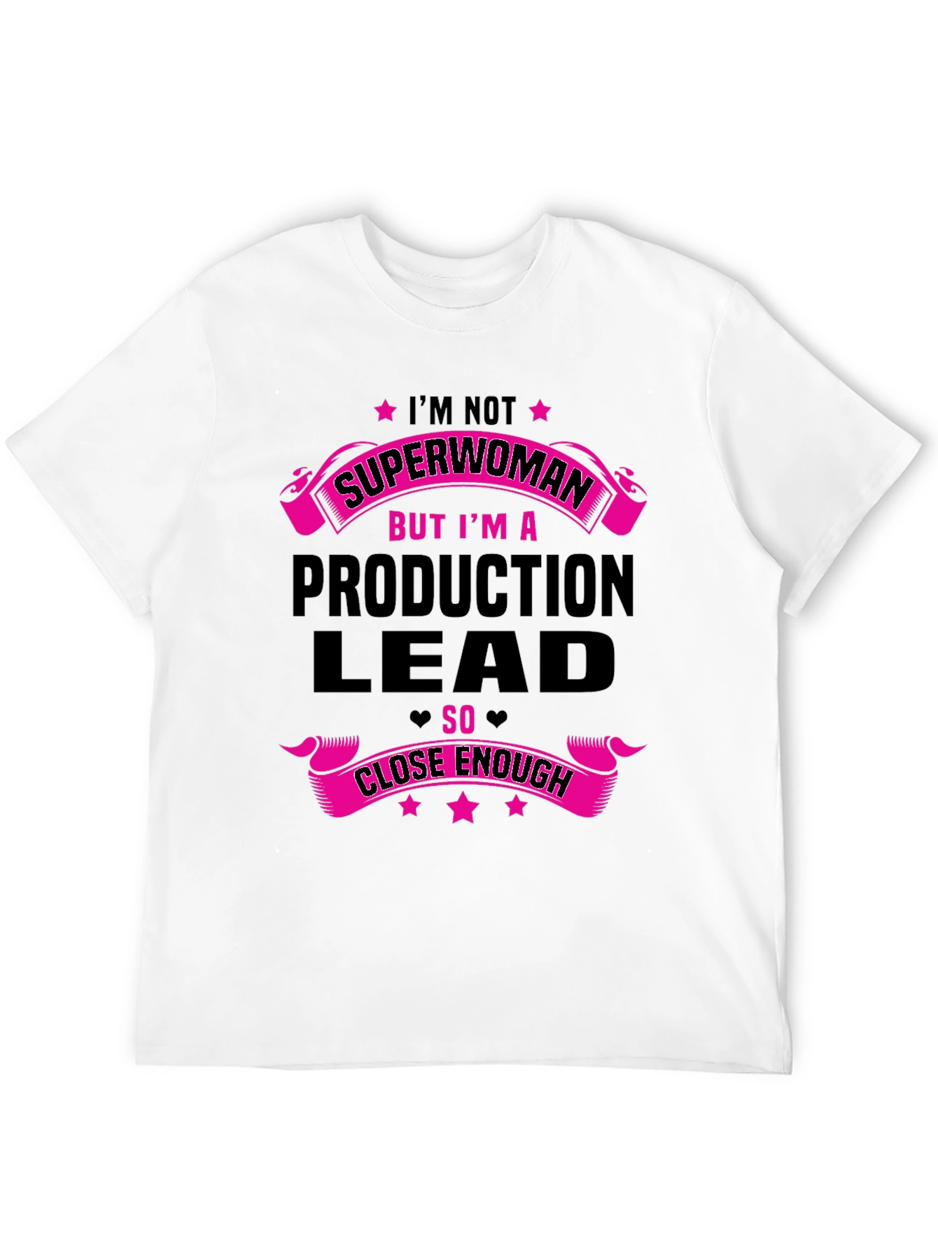 Production Lead Superwoman Funny T-Shirt