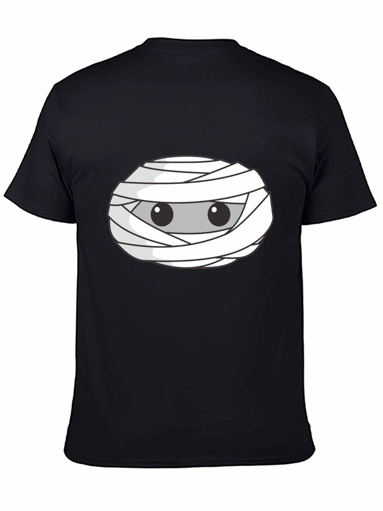 Mummy Eyes Graphic Tee - Halloween Fun