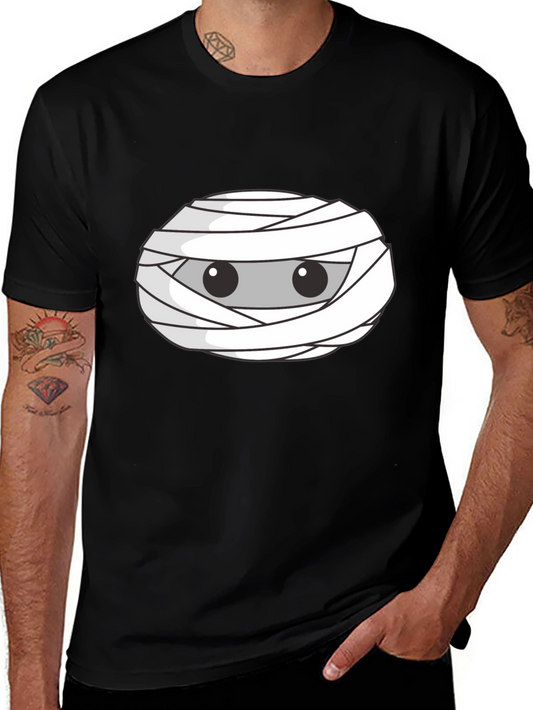 Mummy Eyes Graphic Tee - Halloween Fun