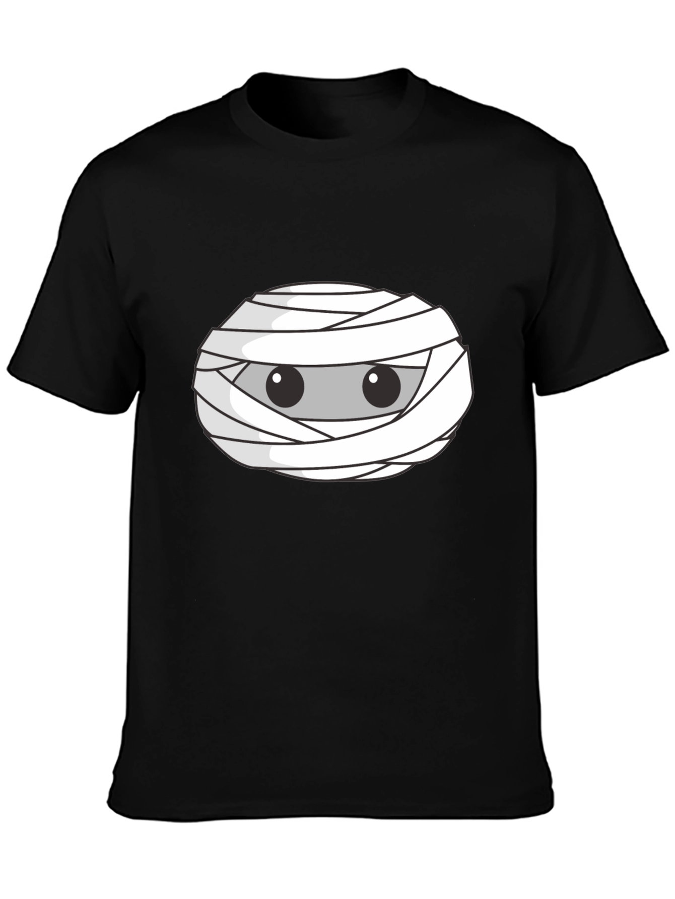 Mummy Eyes Graphic Tee - Halloween Fun