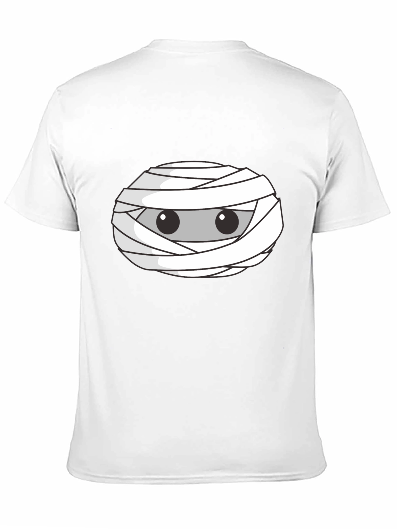 Mummy Eyes Graphic Tee - Halloween Fun
