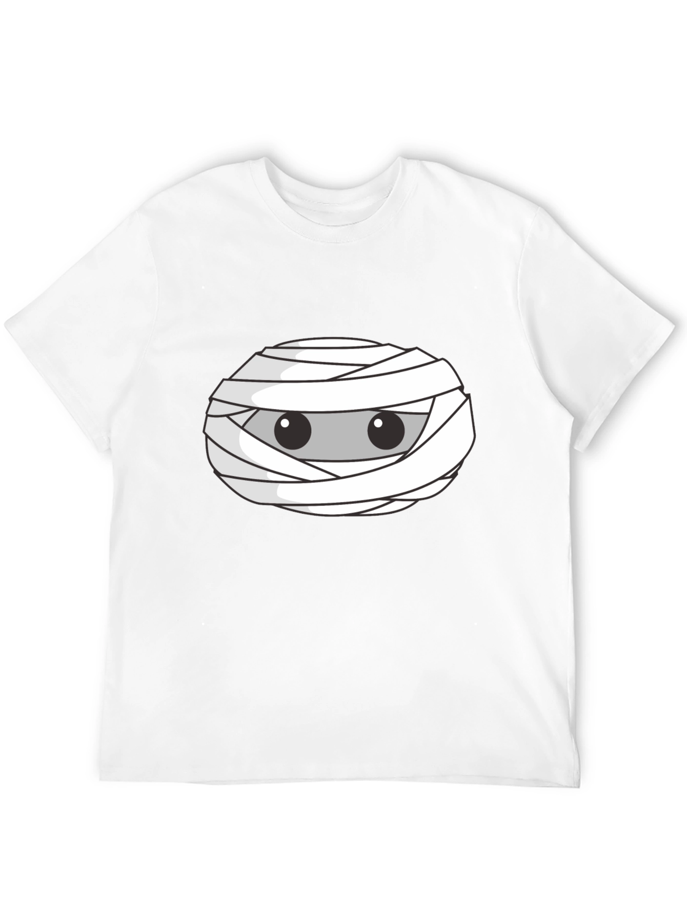 Mummy Eyes Graphic Tee - Halloween Fun