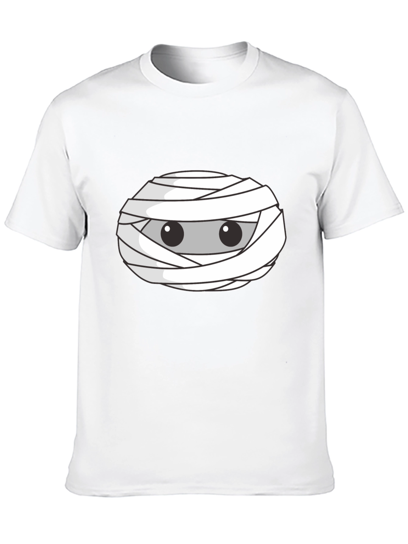 Mummy Eyes Graphic Tee - Halloween Fun
